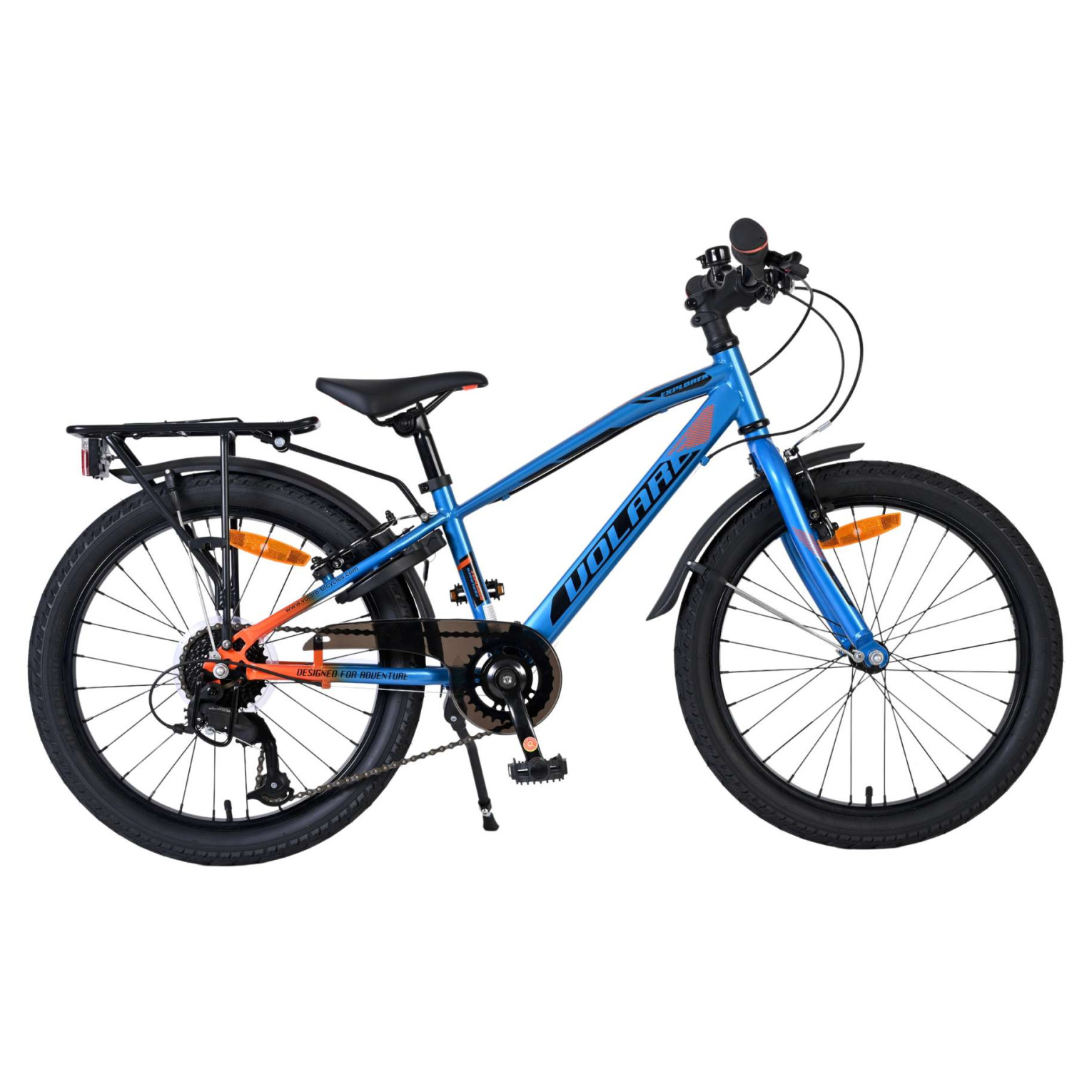 Volare Explorer Fiets - 20 inch - Blauw/Oranje - Nexus 3