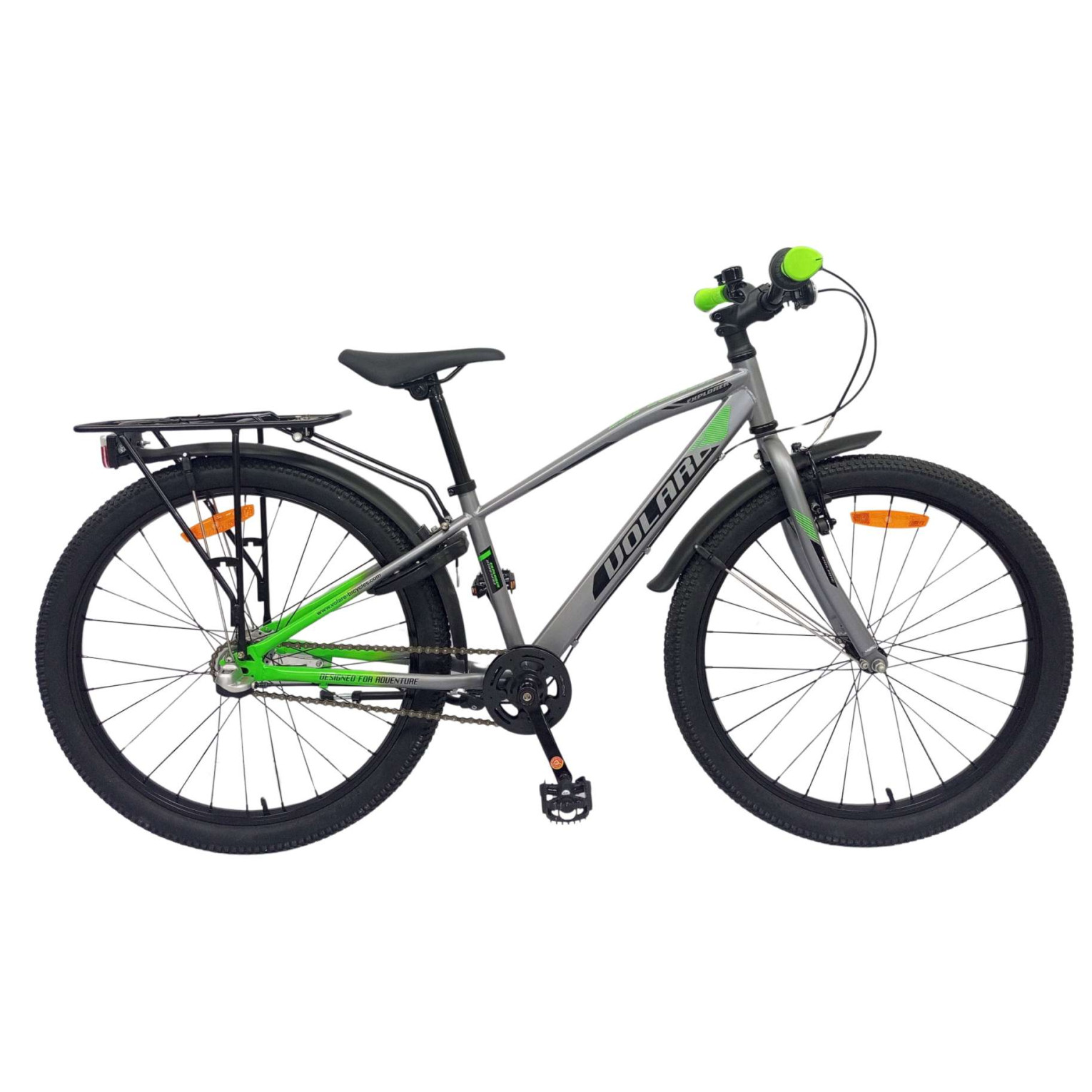 Volare Explorer Fiets - 20 inch - Donkergrijs