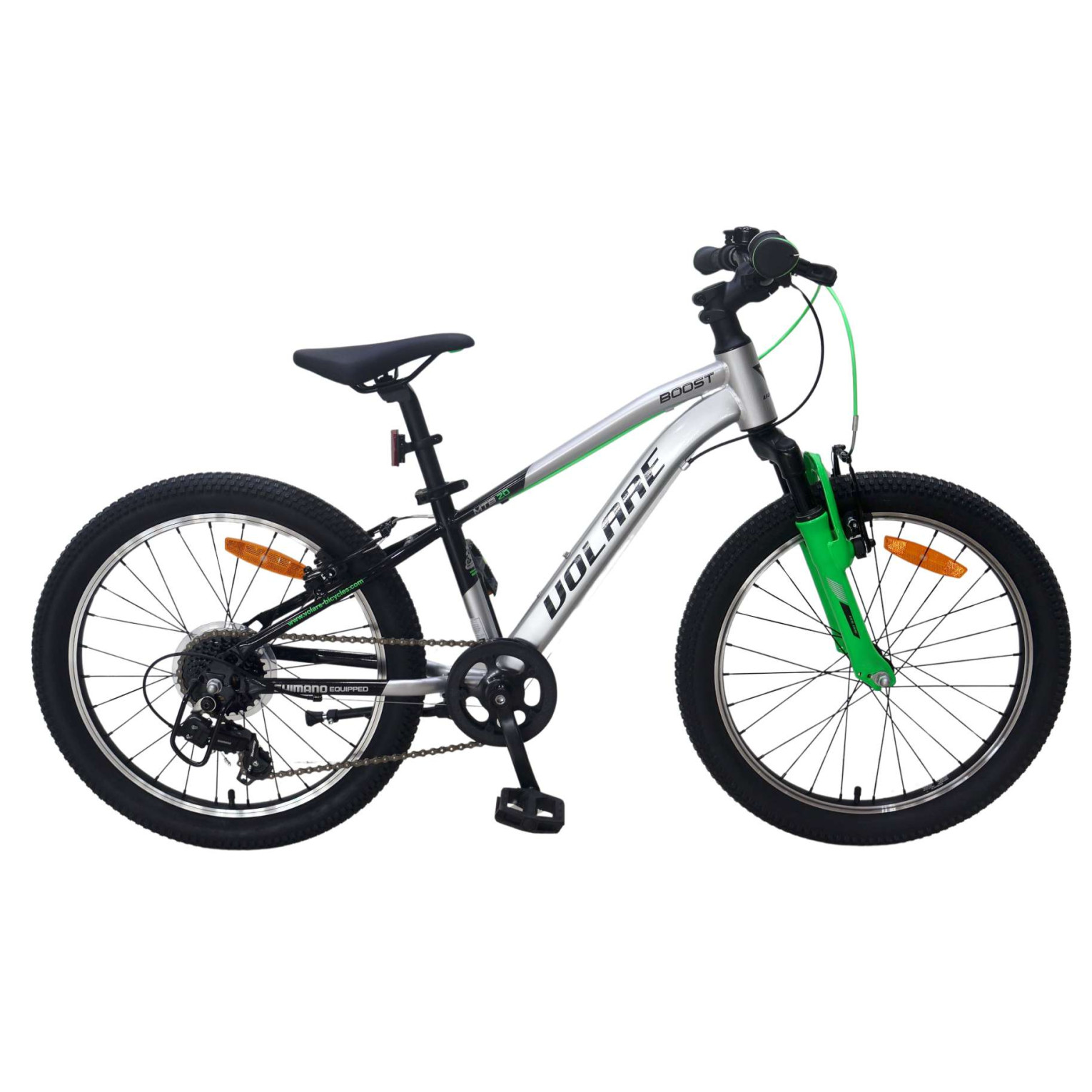 Volare Boost Fiets - 26 inch - 21 speed - Zilver/Groen