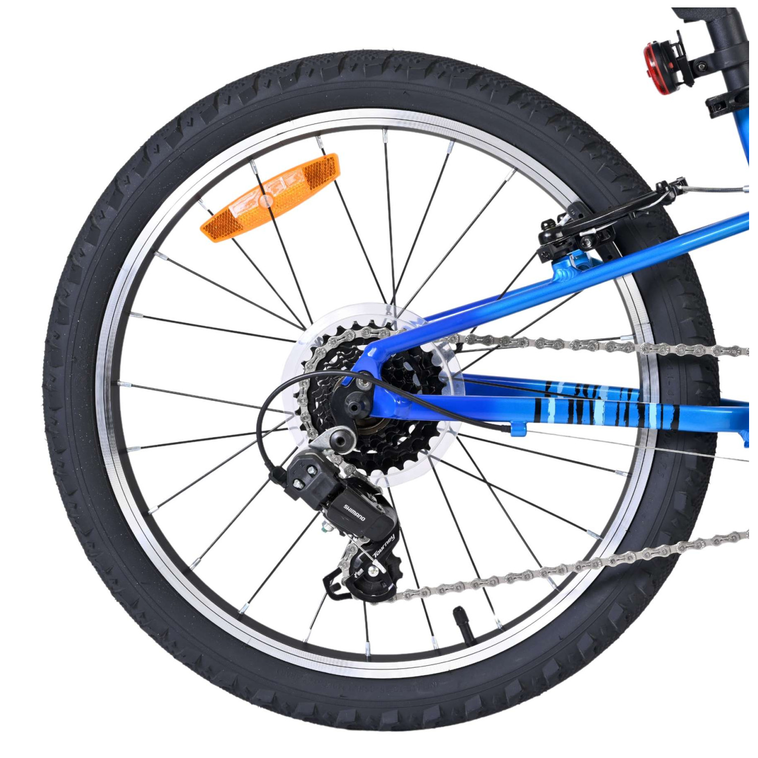 Volare Venom Fiets - 20 inch - Blauw - Twee handremmen