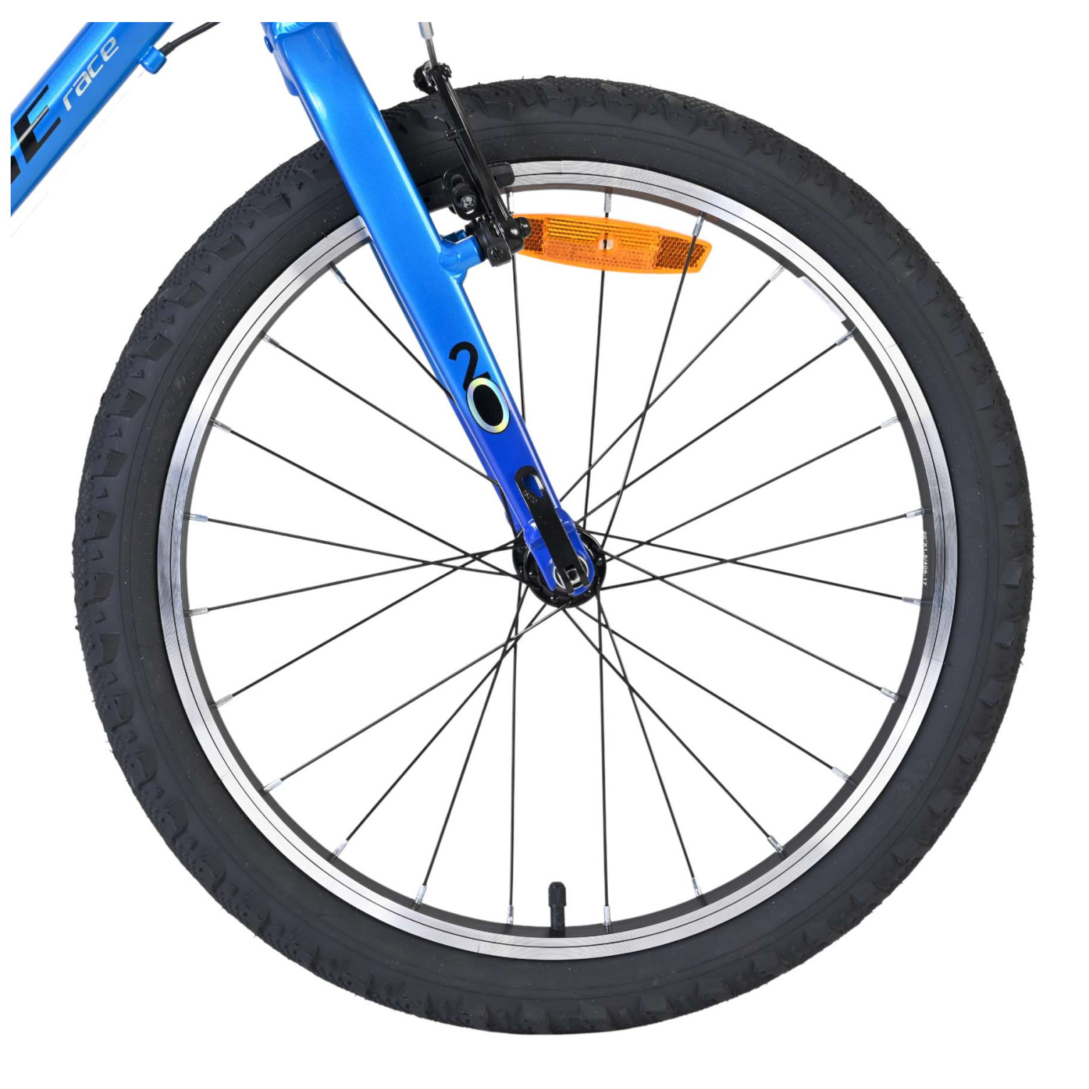 Volare Venom Fiets - 20 inch - Blauw - Twee handremmen