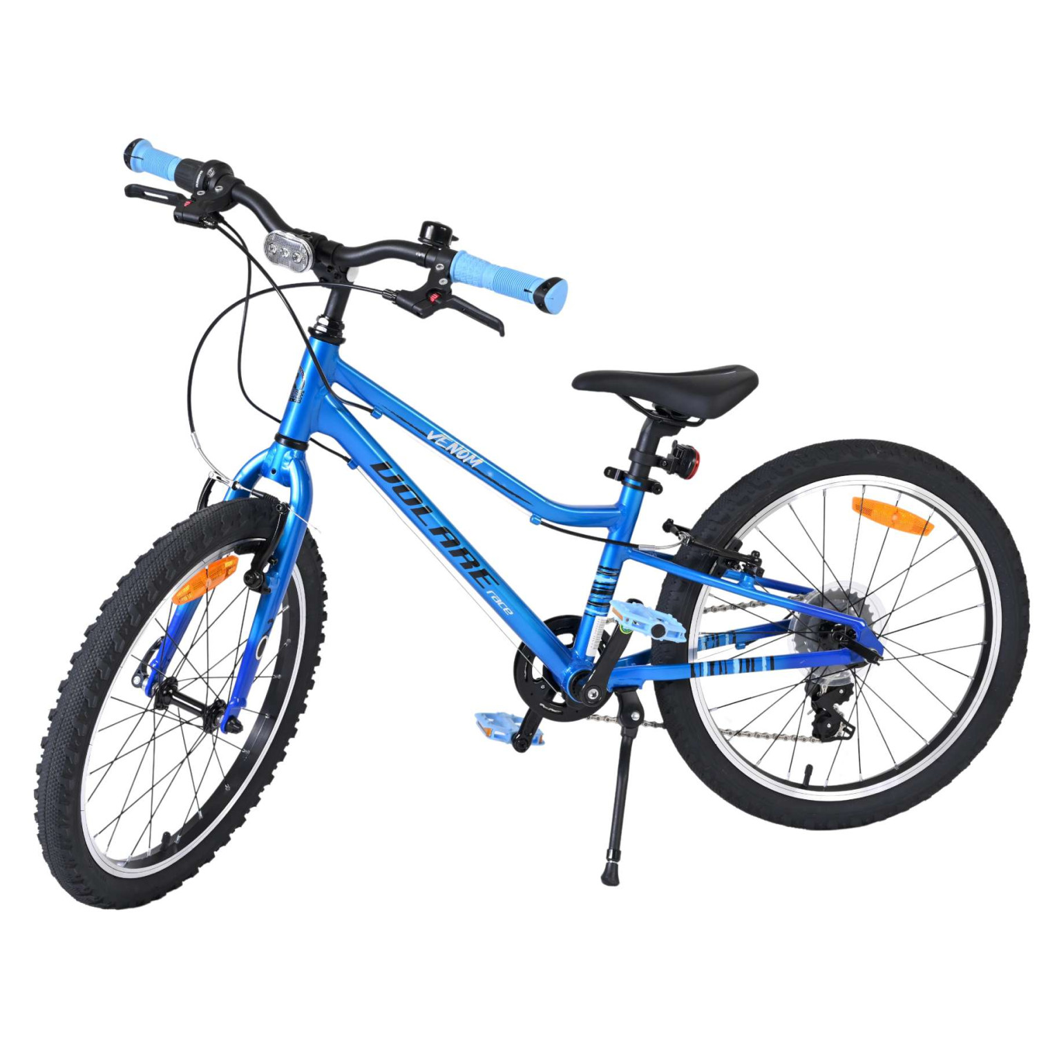 Volare Venom Fiets - 20 inch - Blauw - Twee handremmen