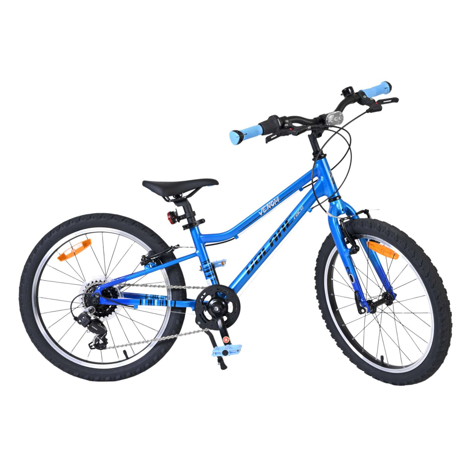 Volare Venom Fiets - 20 inch - Blauw - Twee handremmen