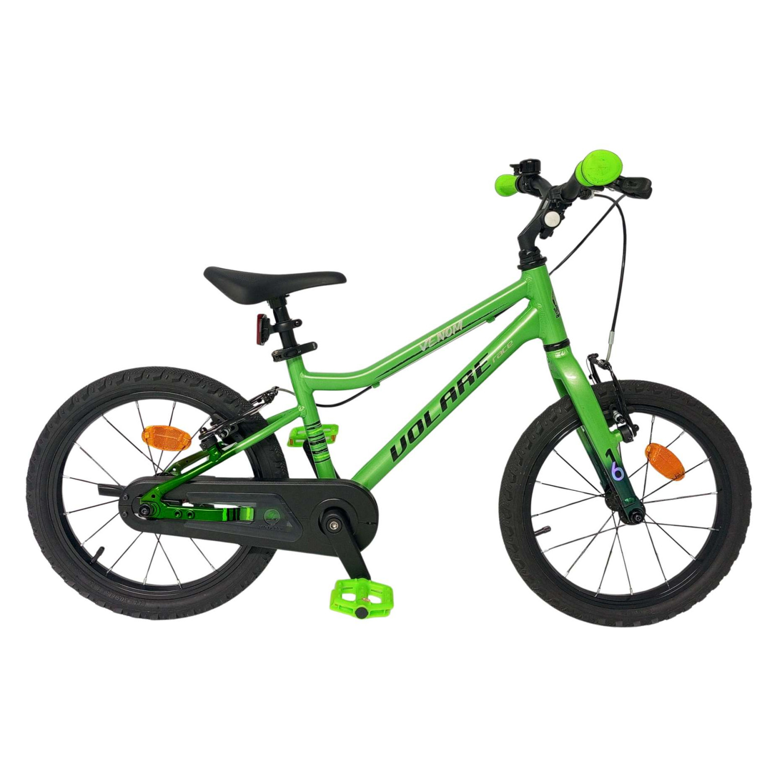 Volare Venom Fiets - 20 inch - Groen - Twee handremmen
