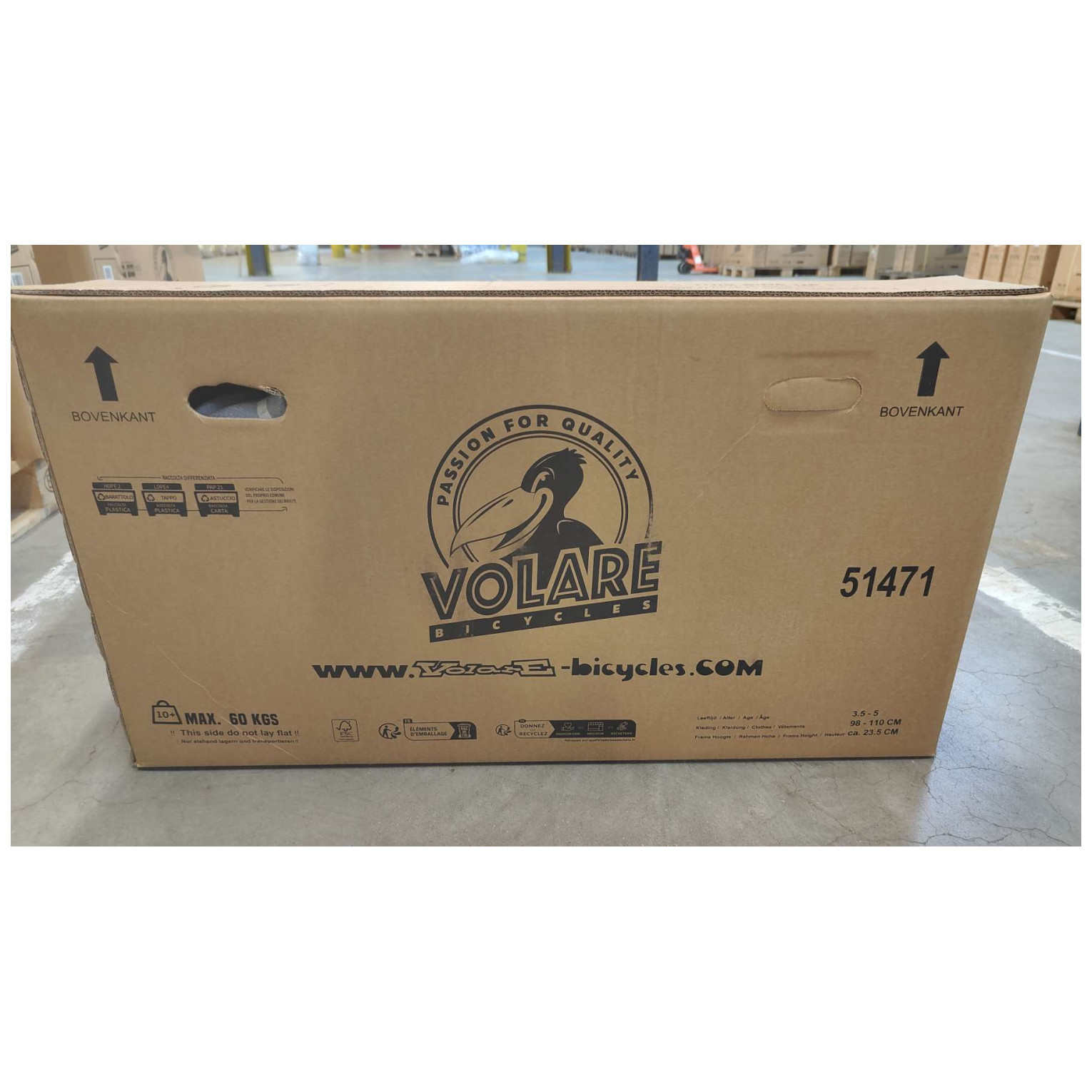 Volare Rocky Fiets - 14 inch - Blauw