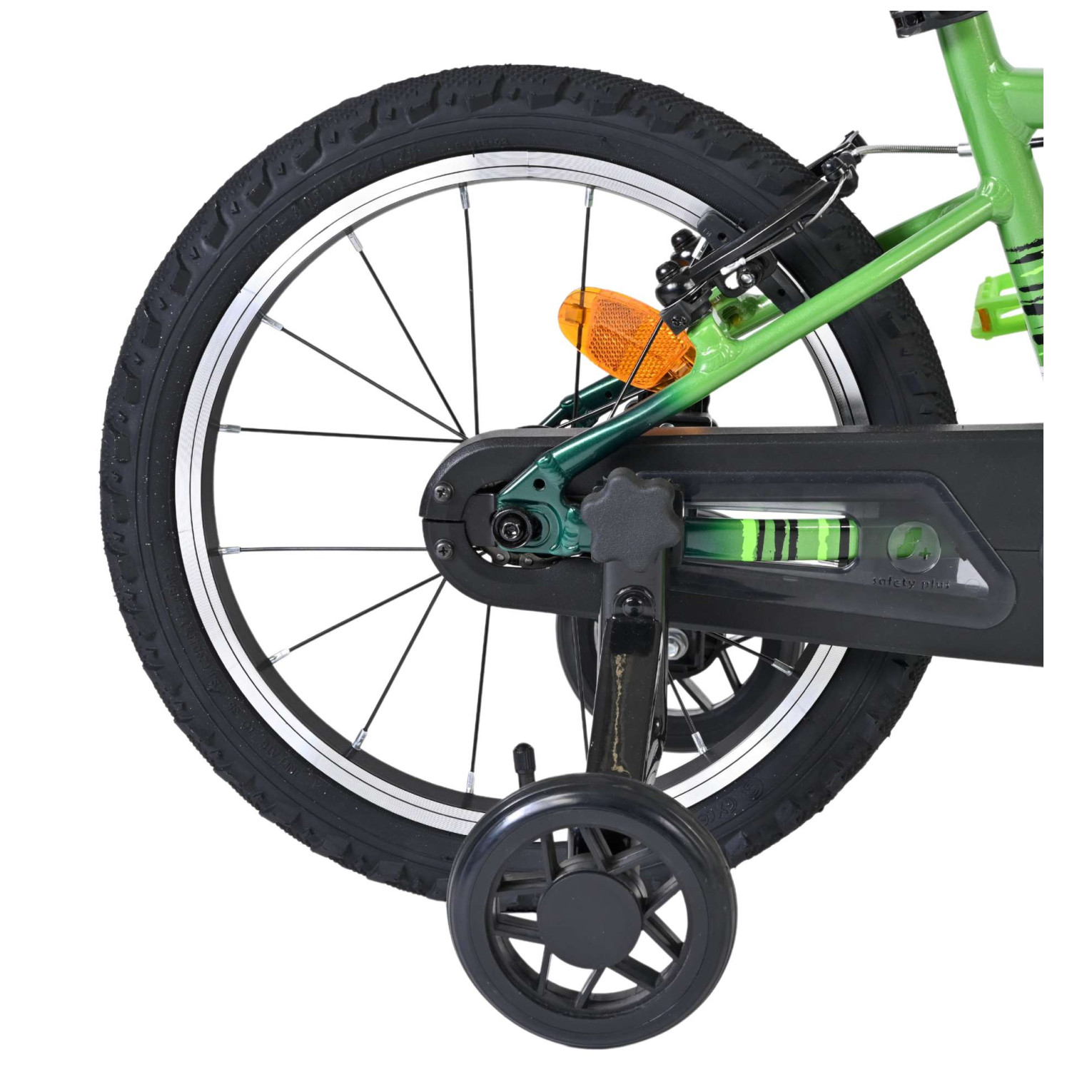 Volare Venom Fiets - 16 inch - Groen - Twee Handremmen