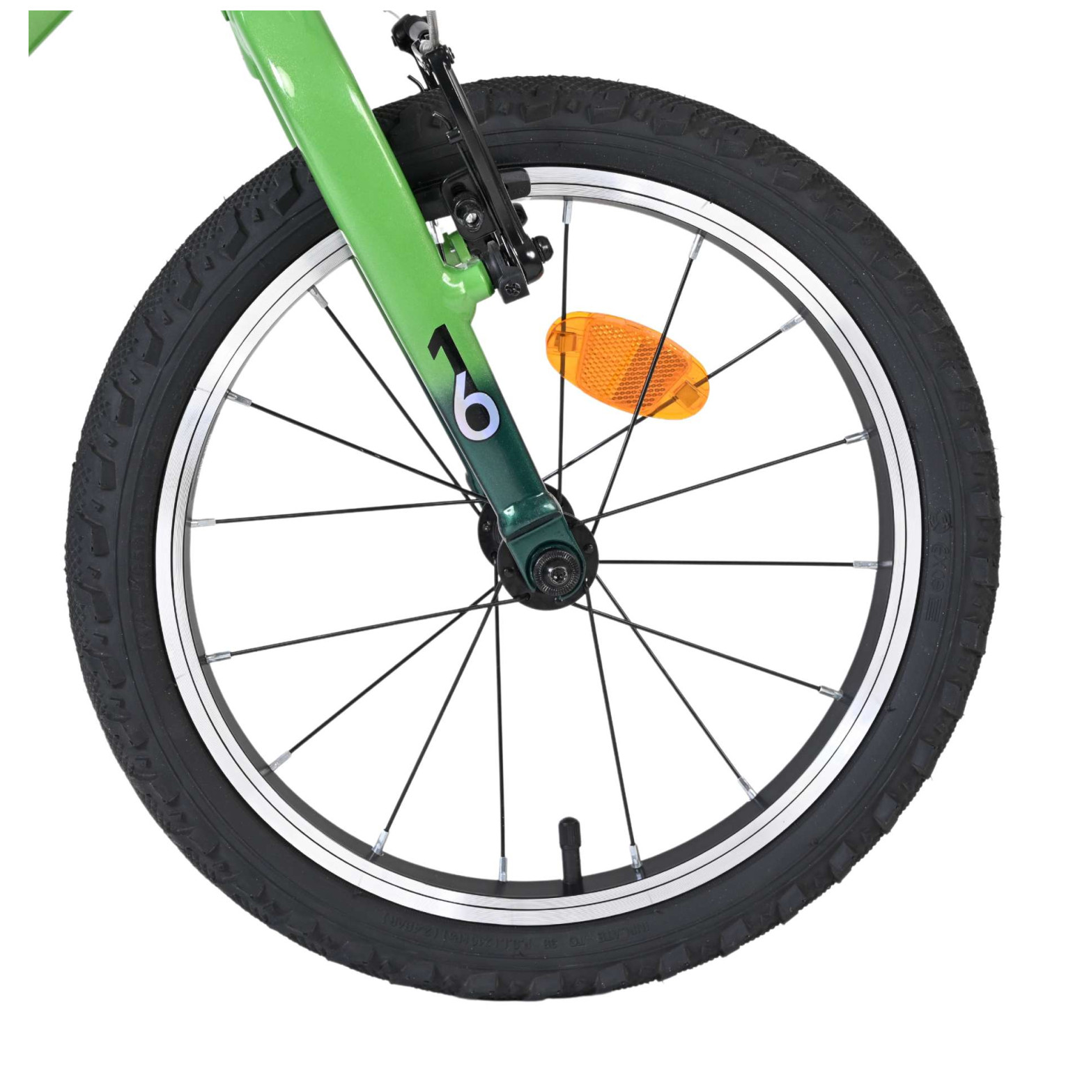 Volare Venom Fiets - 16 inch - Groen - Twee Handremmen