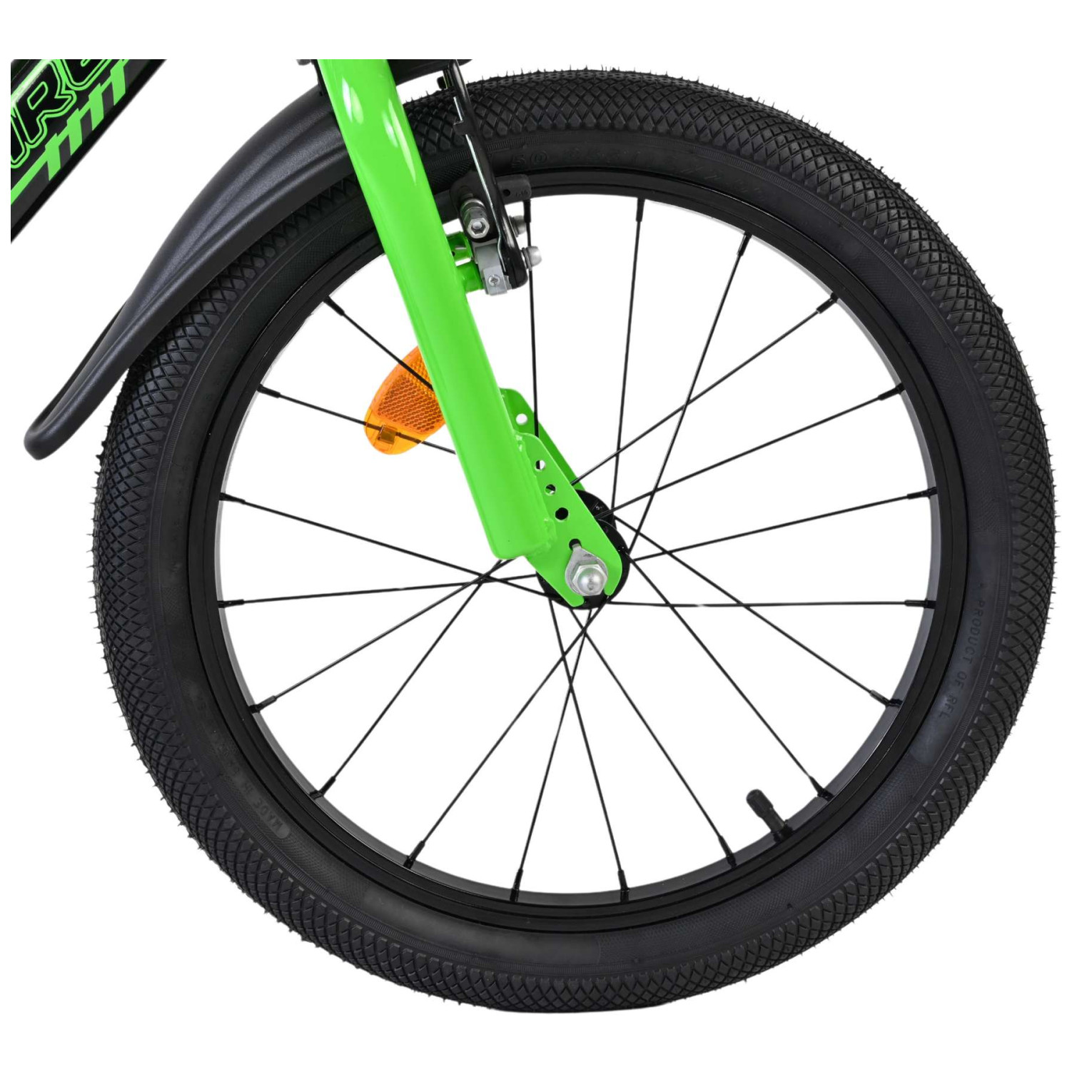 Volare Sportivo Fiets - 18 inch - Groen Zwart