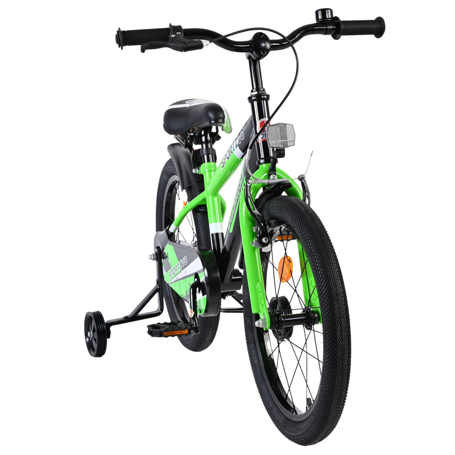 Volare Sportivo Fiets - 18 inch - Groen Zwart