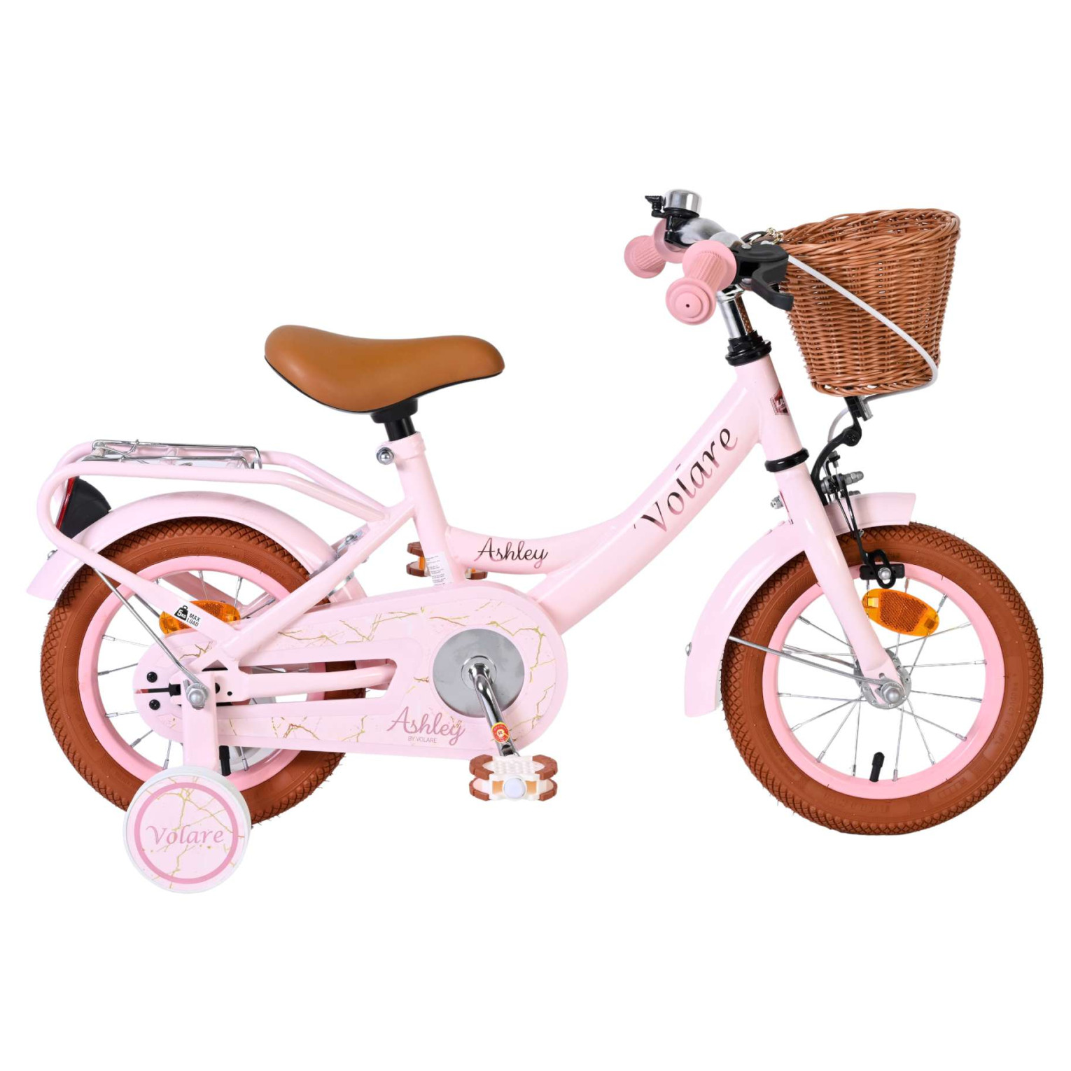 Volare Ashley Fiets - 12 inch - Roze