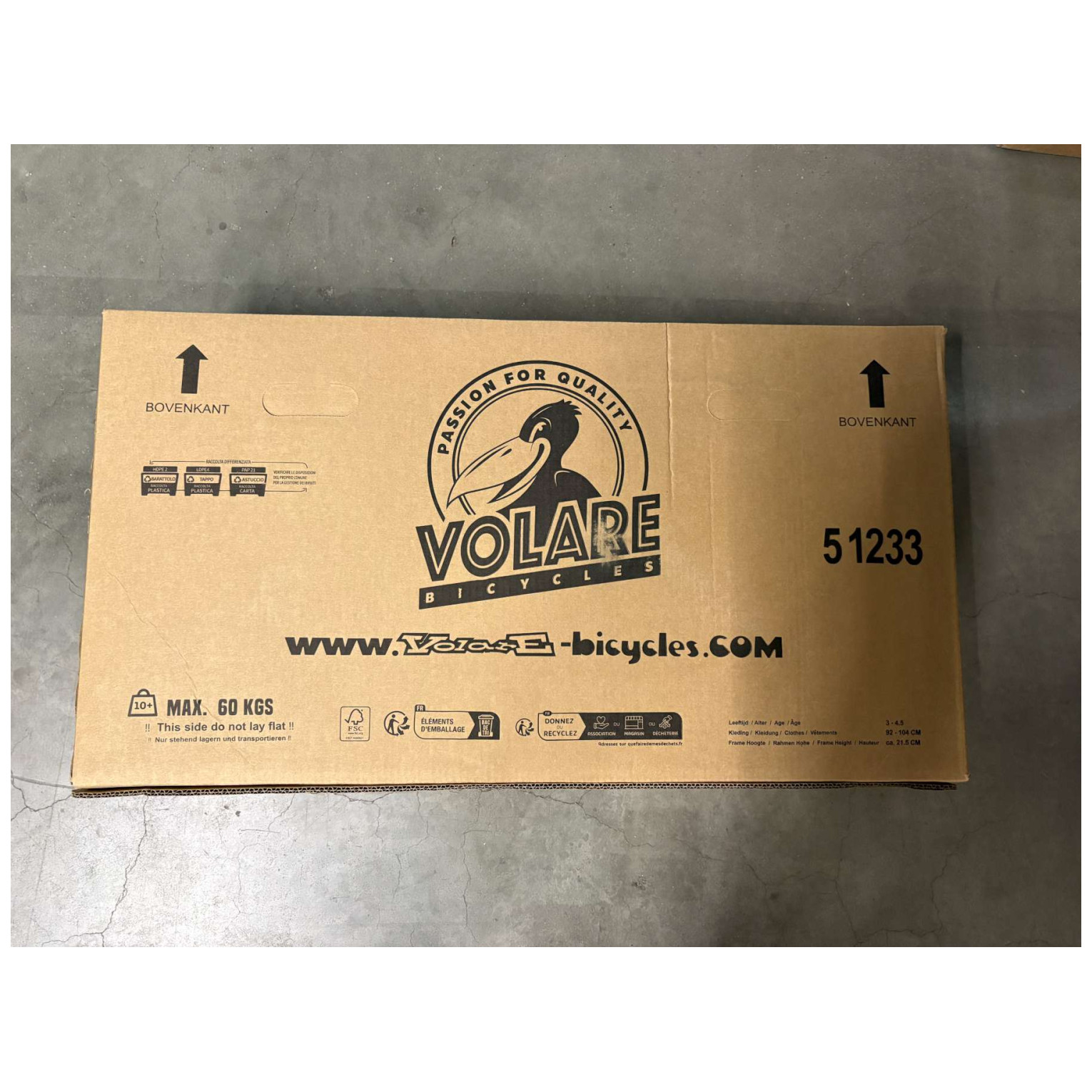 Volare Ashley Fiets - 12 inch - Roze
