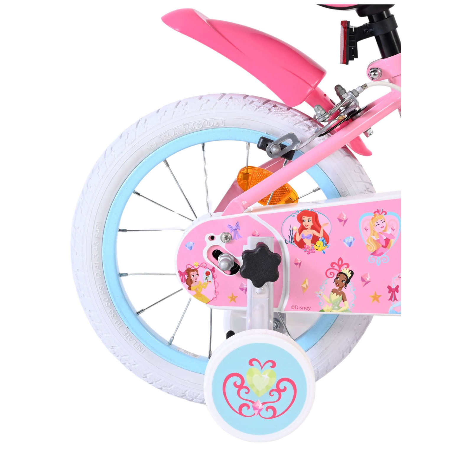 Magic Royals Fiets - 14 inch - Roze - Twee handremmen