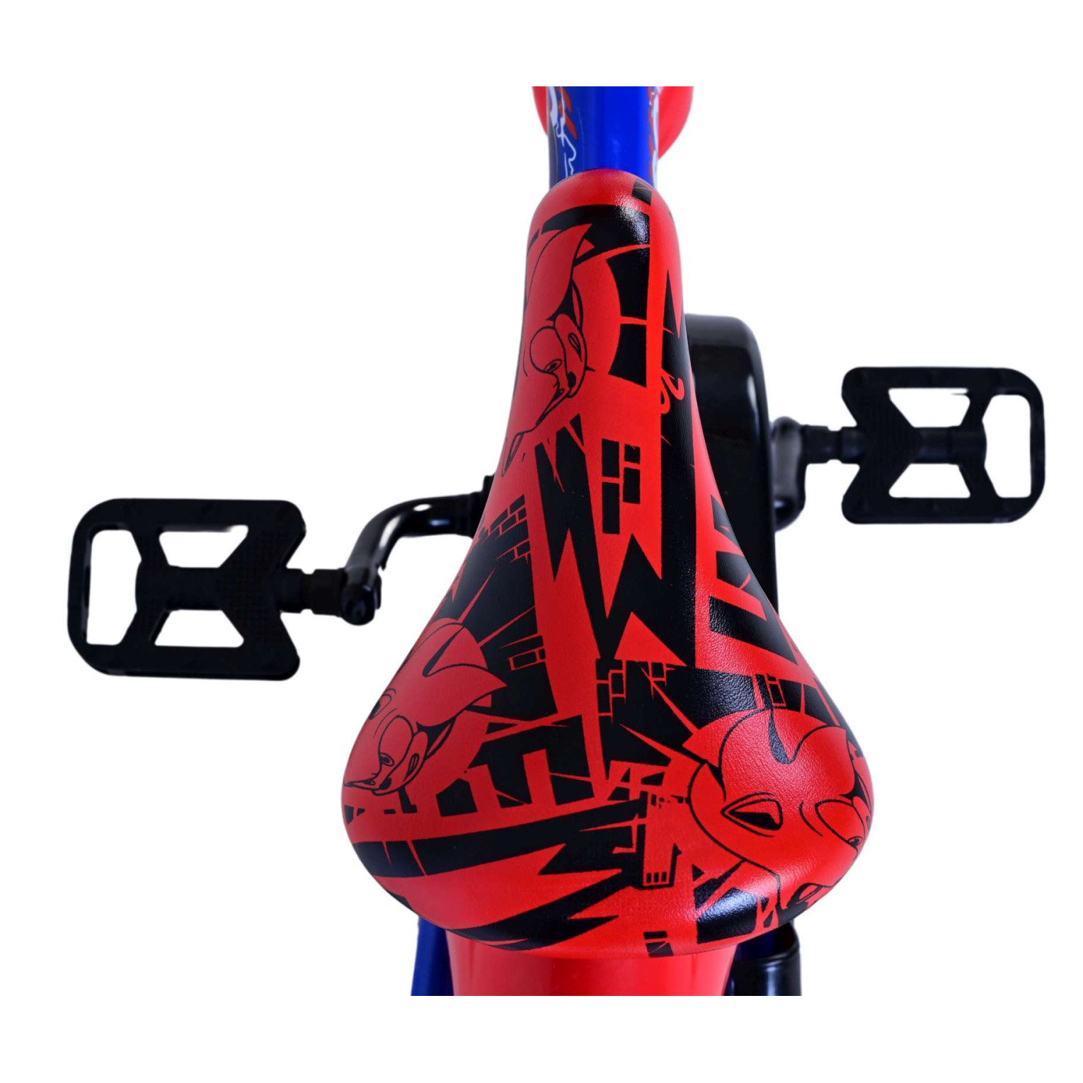 Turbo Crew Fiets - 12 inch - Blauw Rood
