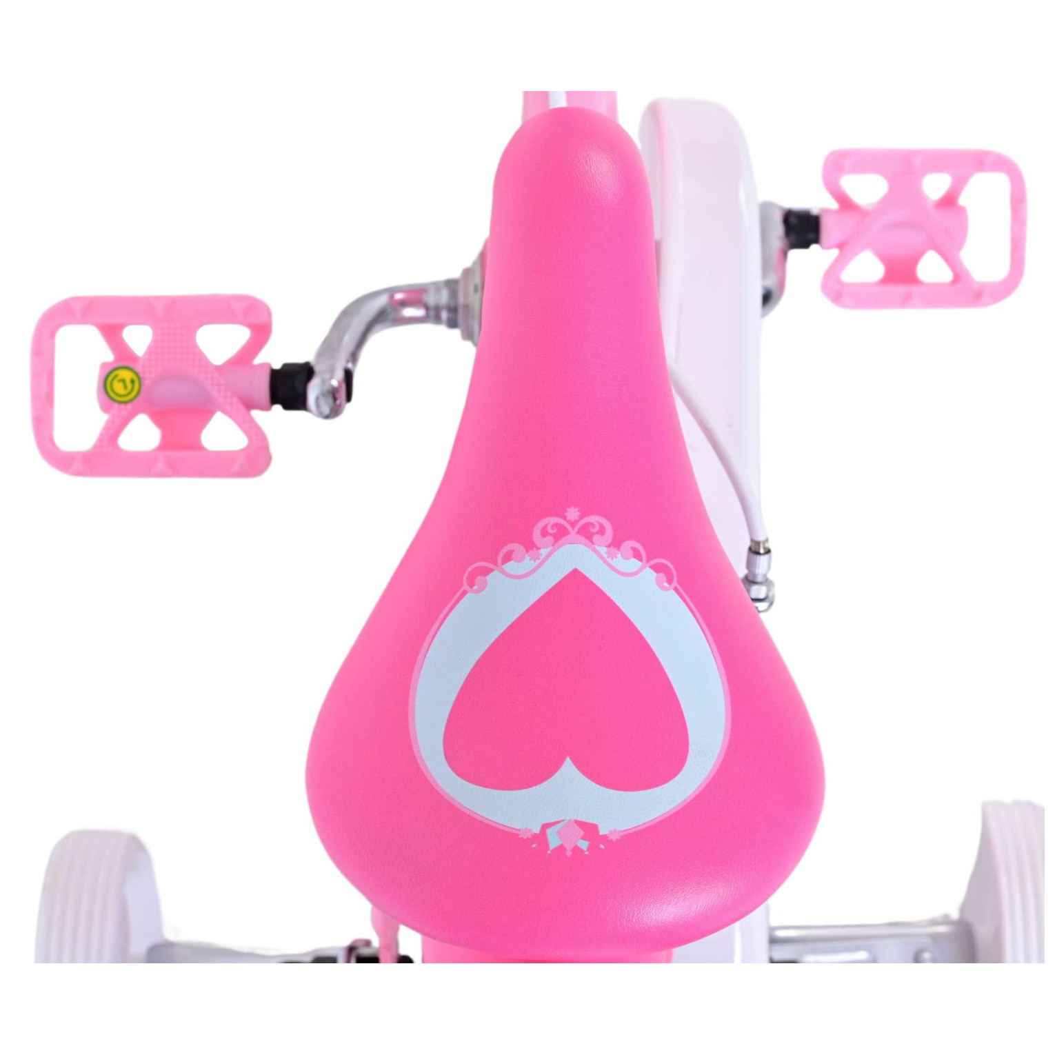 Magic Royals Fiets - 12 inch - Roze - Twee Handremmen