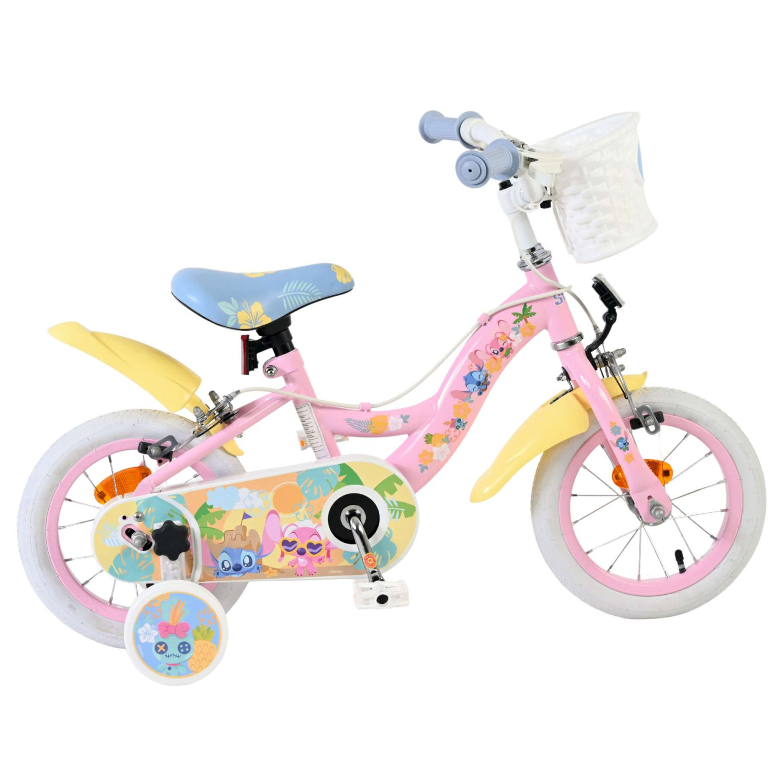 Koala Fiets - 12 inch - Roze - Twee Handremmen