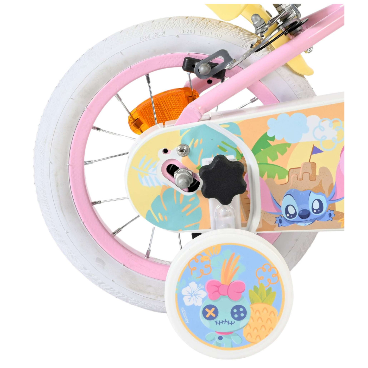 Koala Fiets - 12 inch - Roze - Twee Handremmen