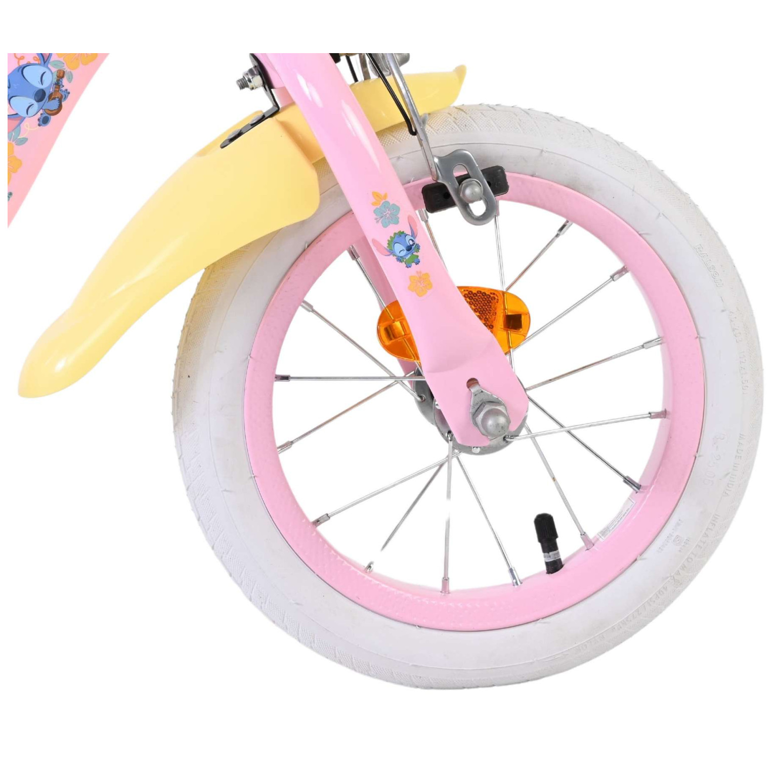 Koala Fiets - 12 inch - Roze - Twee Handremmen