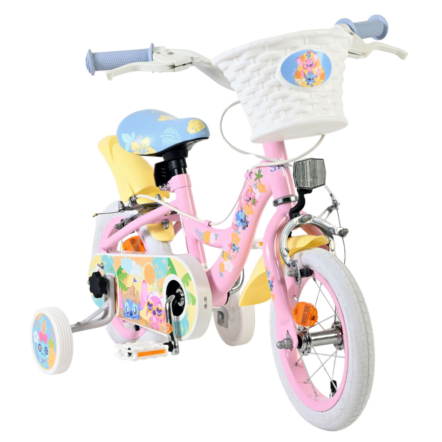 Koala Fiets - 12 inch - Roze - Twee Handremmen