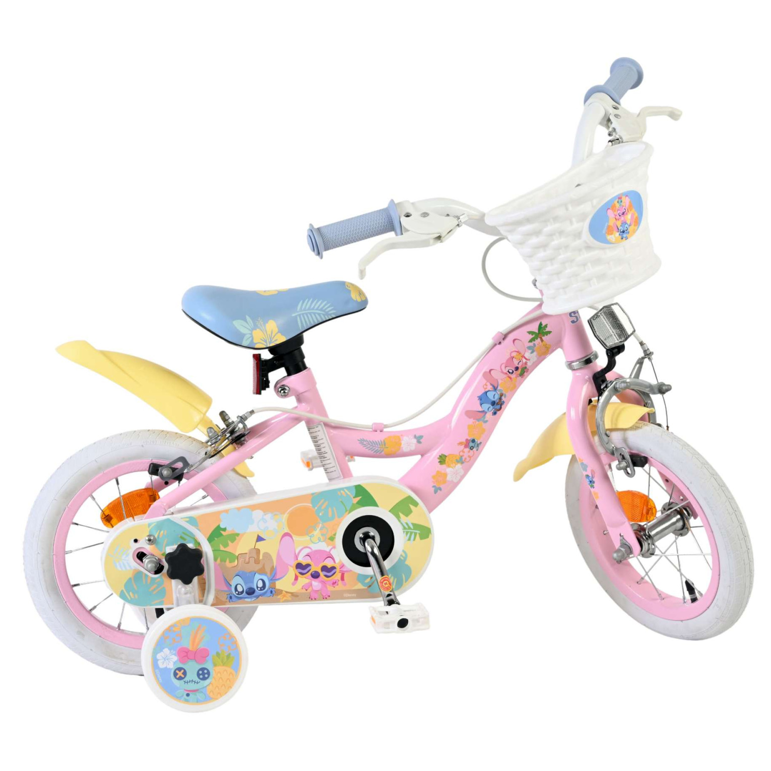 Koala Fiets - 12 inch - Roze - Twee Handremmen