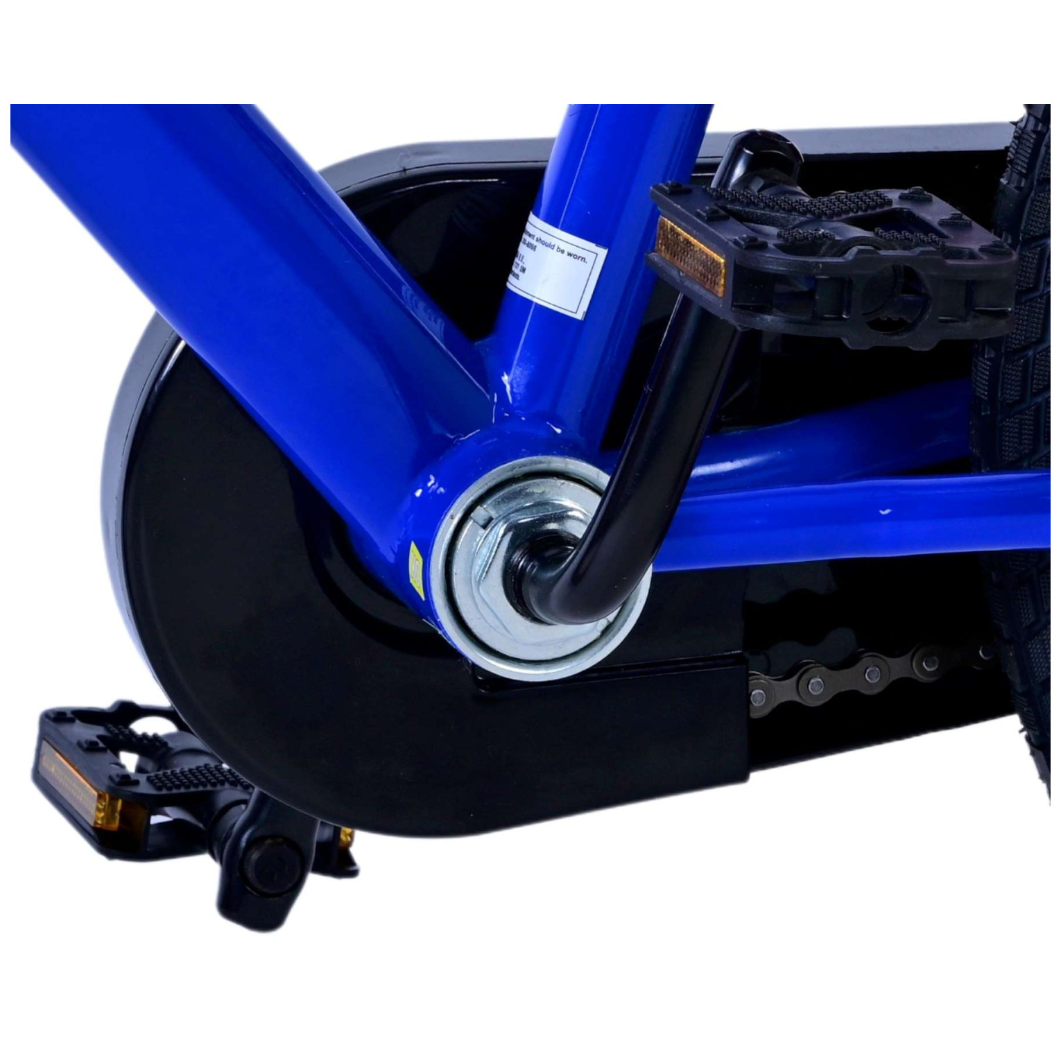 Turbo Crew Fiets - 16 inch - Blauw Rood - Twee handremmen