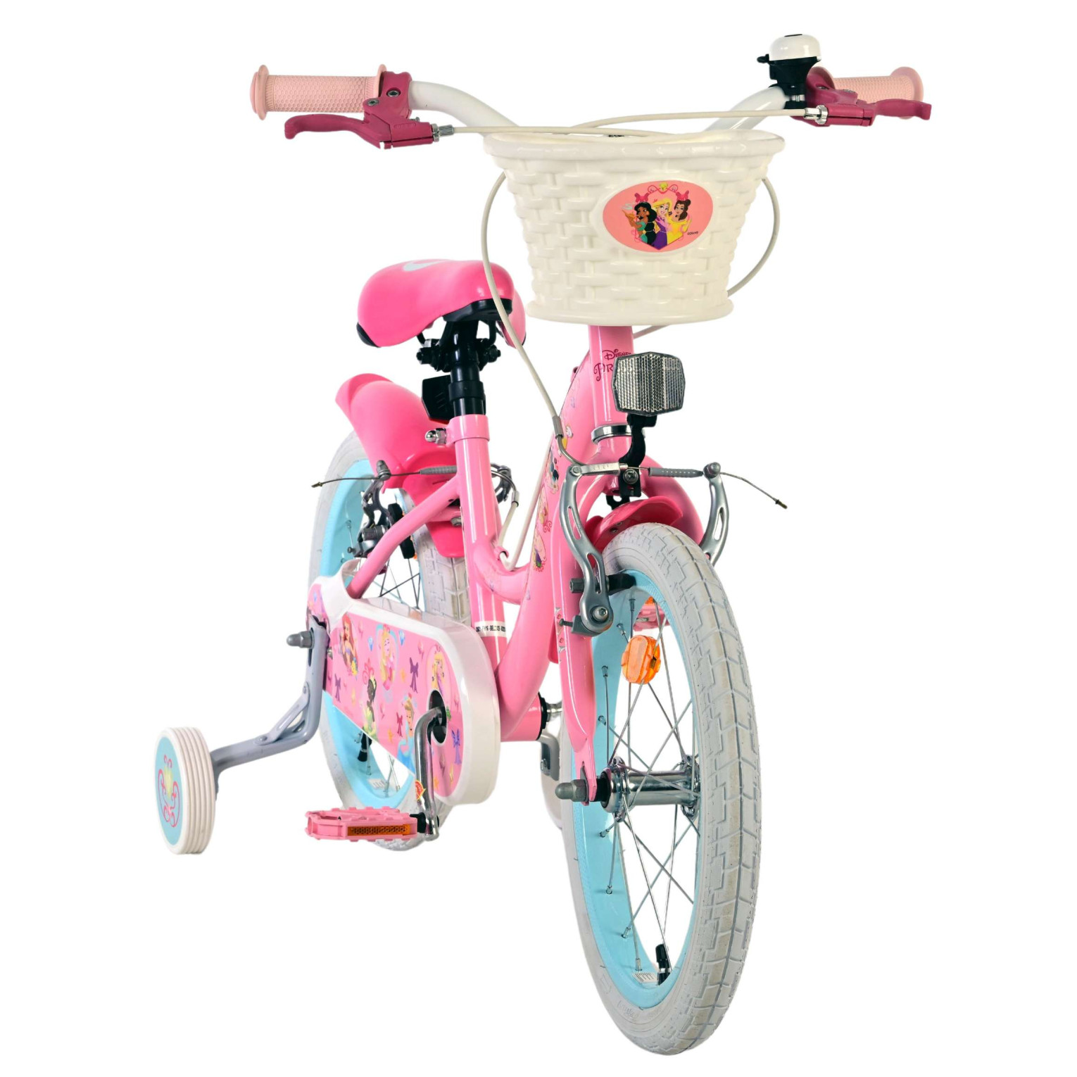 Magic Royals Fiets - 16 inch - Roze - Twee Handremmen