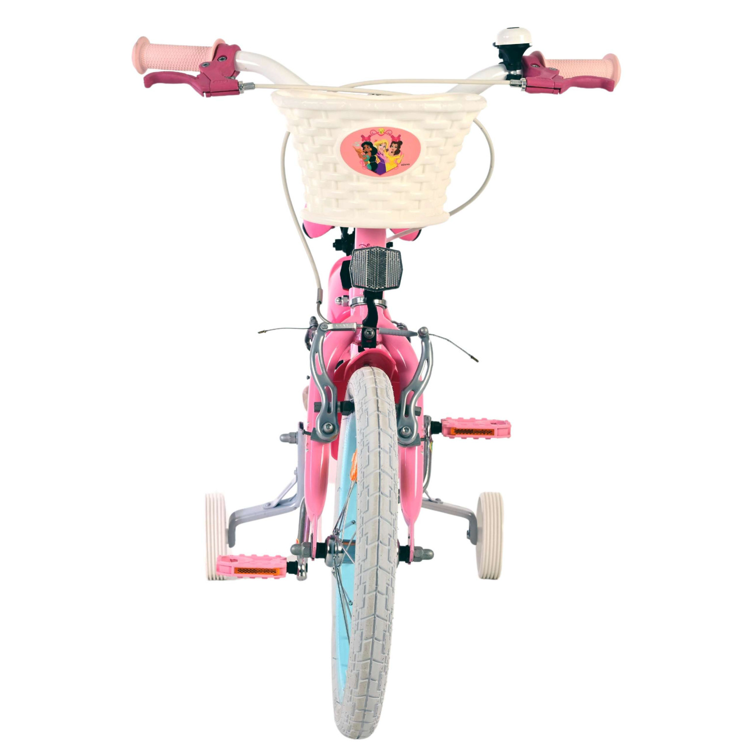 Magic Royals Fiets - 16 inch - Roze - Twee Handremmen