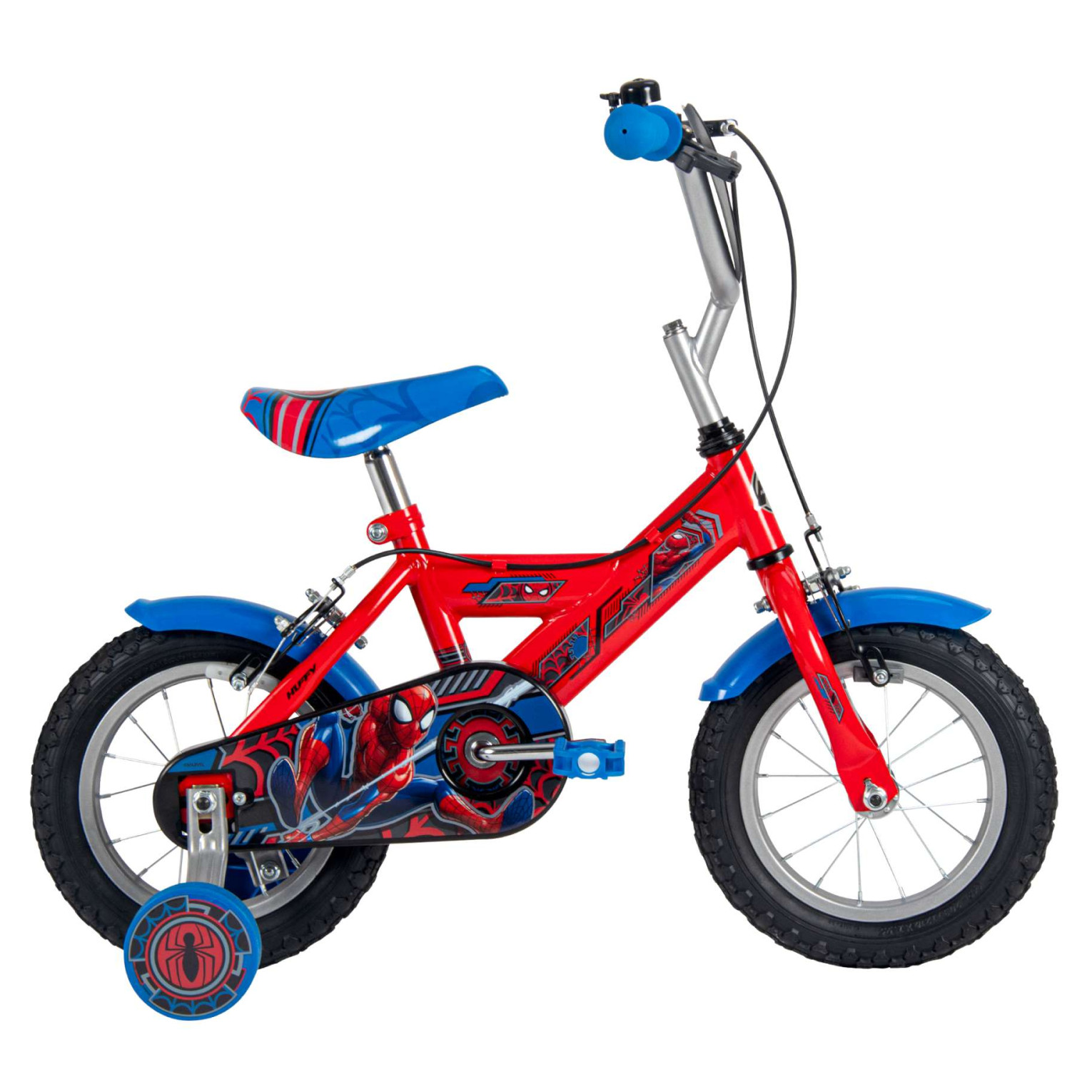 Spider-Man Fiets - 12 inch - Rood Blauw - Twee handremmen