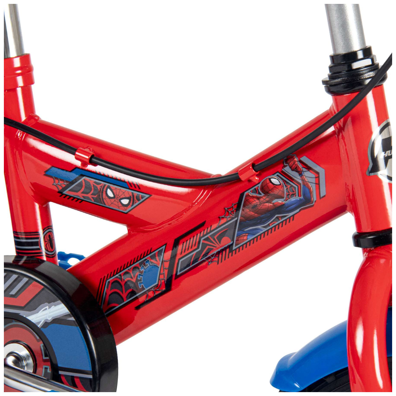 Spider-Man Fiets - 12 inch - Rood Blauw - Twee handremmen