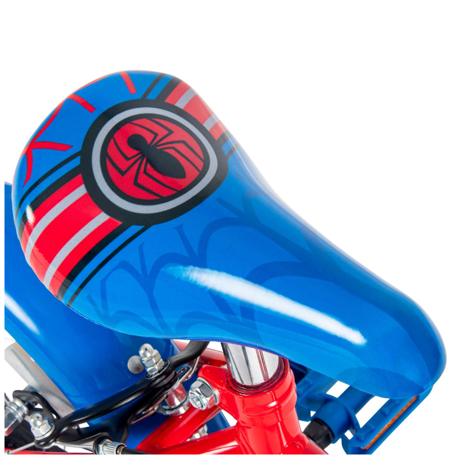 Spider-Man Fiets - 12 inch - Rood Blauw - Twee handremmen