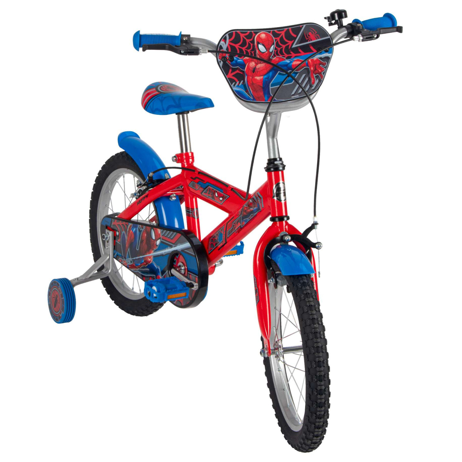 Spider-Man Fiets - 16 inch - Rood - Twee handremmen