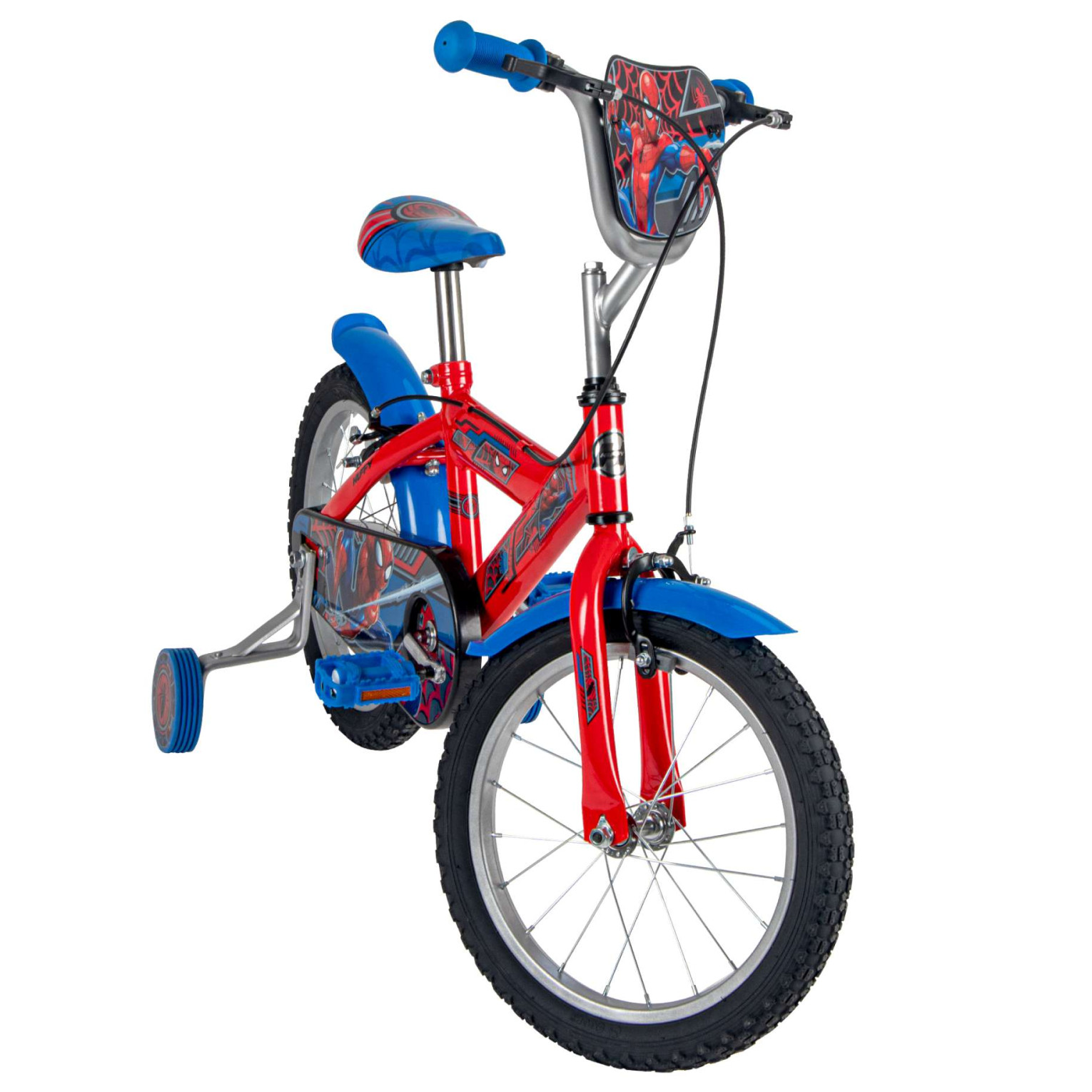 Spider-Man Fiets - 16 inch - Rood - Twee handremmen