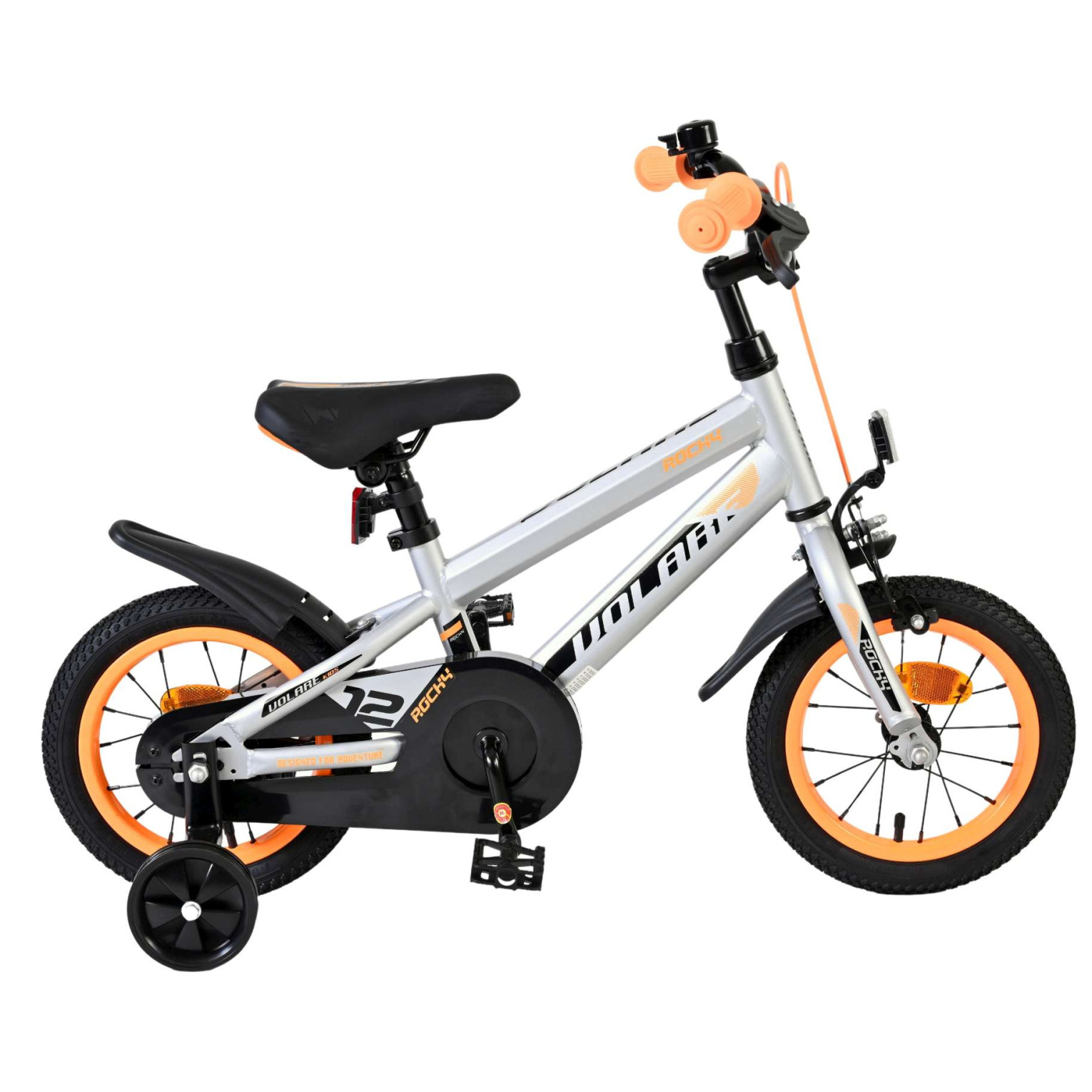 Volare Rocky Fiets - 12 inch - Grijs
