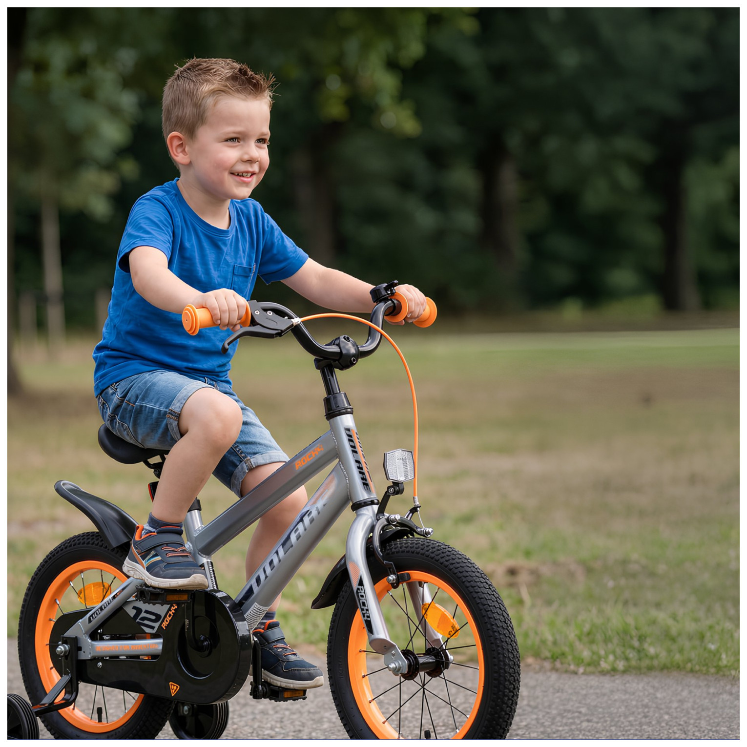 Volare Rocky Fiets - 12 inch - Grijs