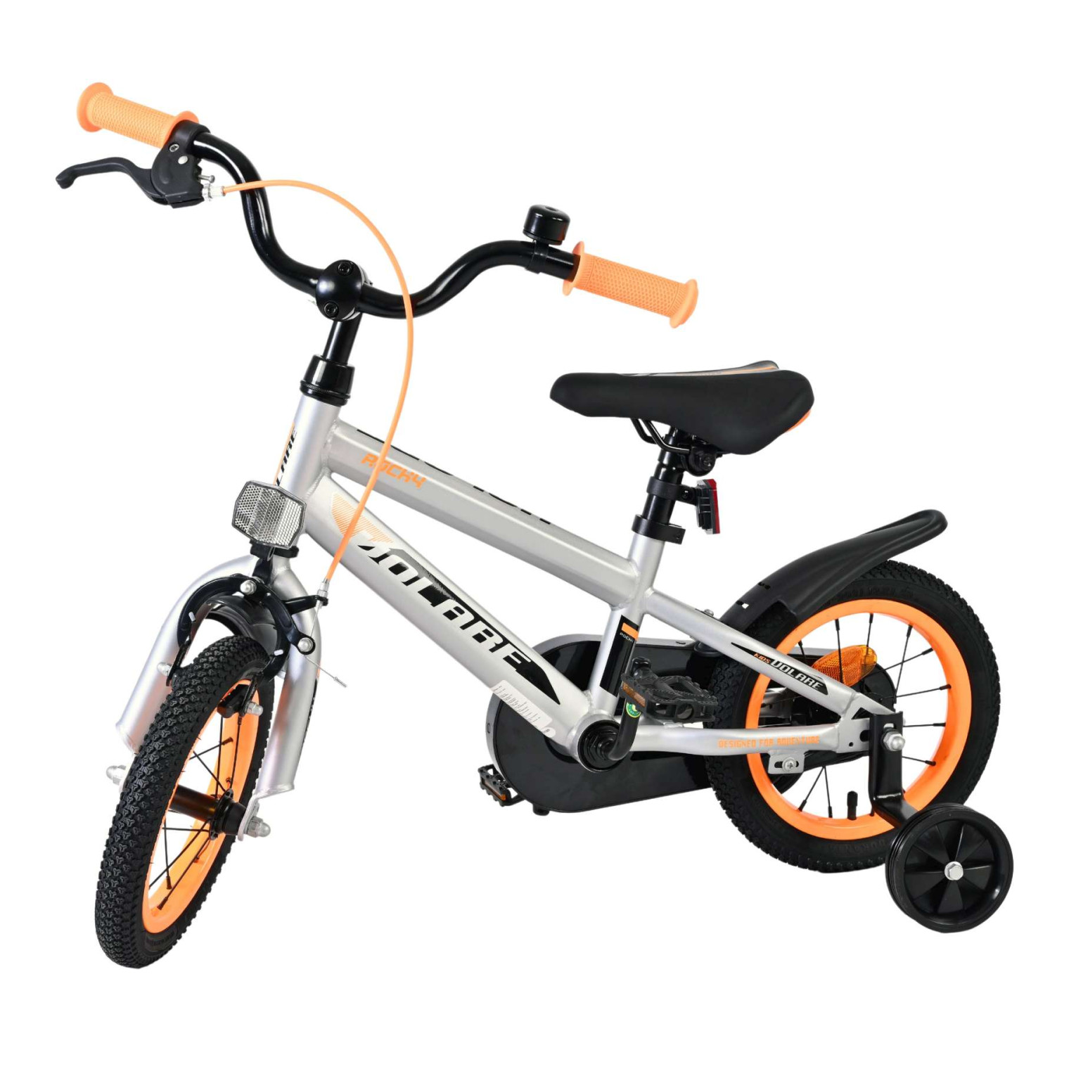 Volare Rocky Fiets - 12 inch - Grijs