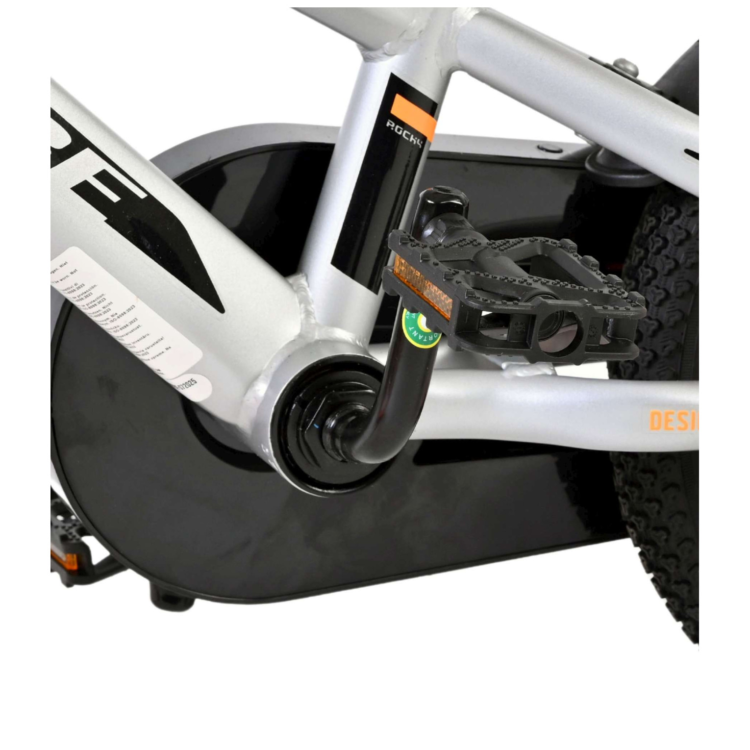 Volare Rocky Fiets - 12 inch - Grijs