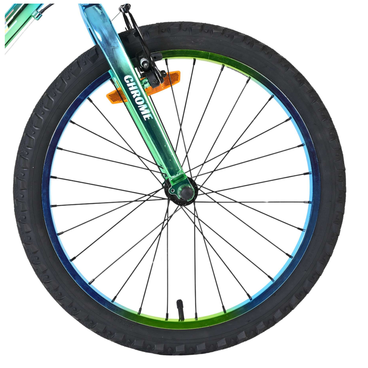 Volare Chrome Fiets - 20 inch - Blauw Groen -