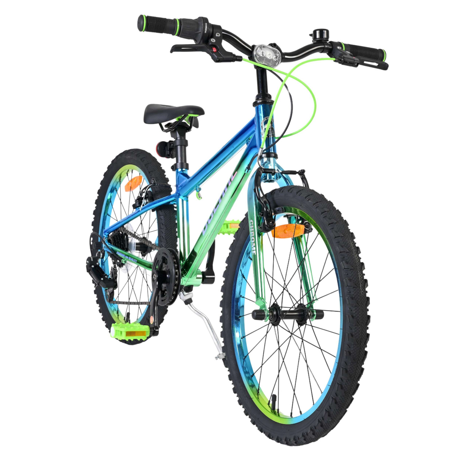 Volare Chrome Fiets - 20 inch - Blauw Groen -