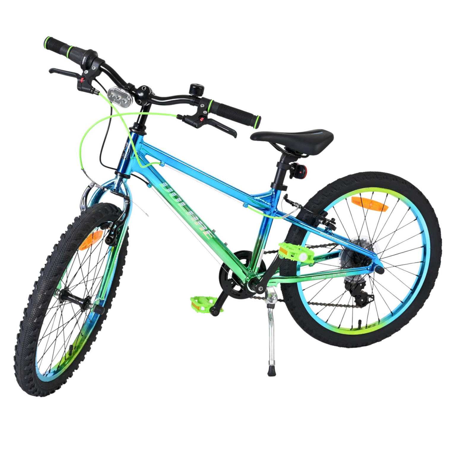 Volare Chrome Fiets - 20 inch - Blauw Groen -