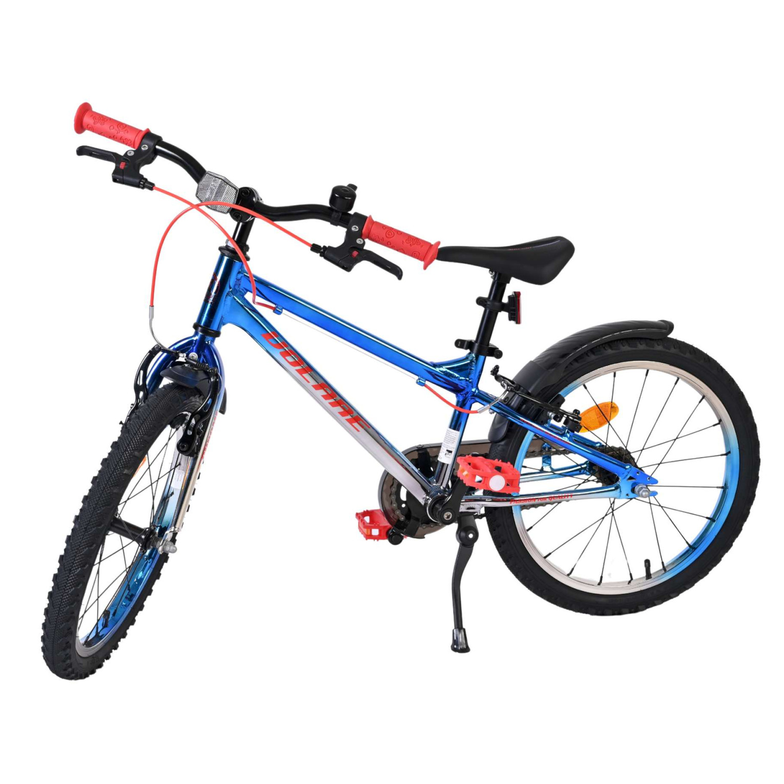 Volare Chrome Fiets - 20 inch - Blauw Zilver -