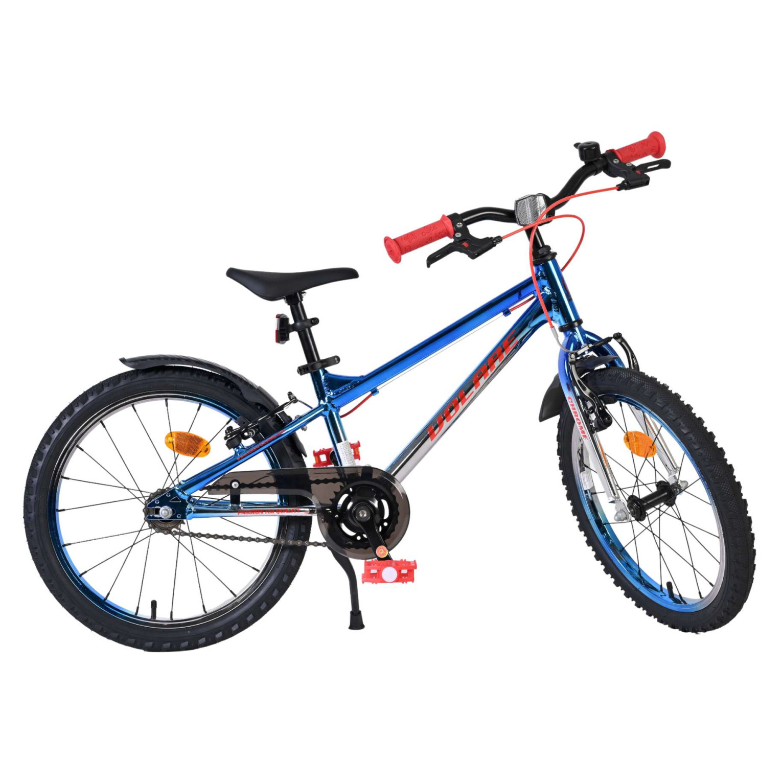 Volare Chrome Fiets - 20 inch - Blauw Zilver -