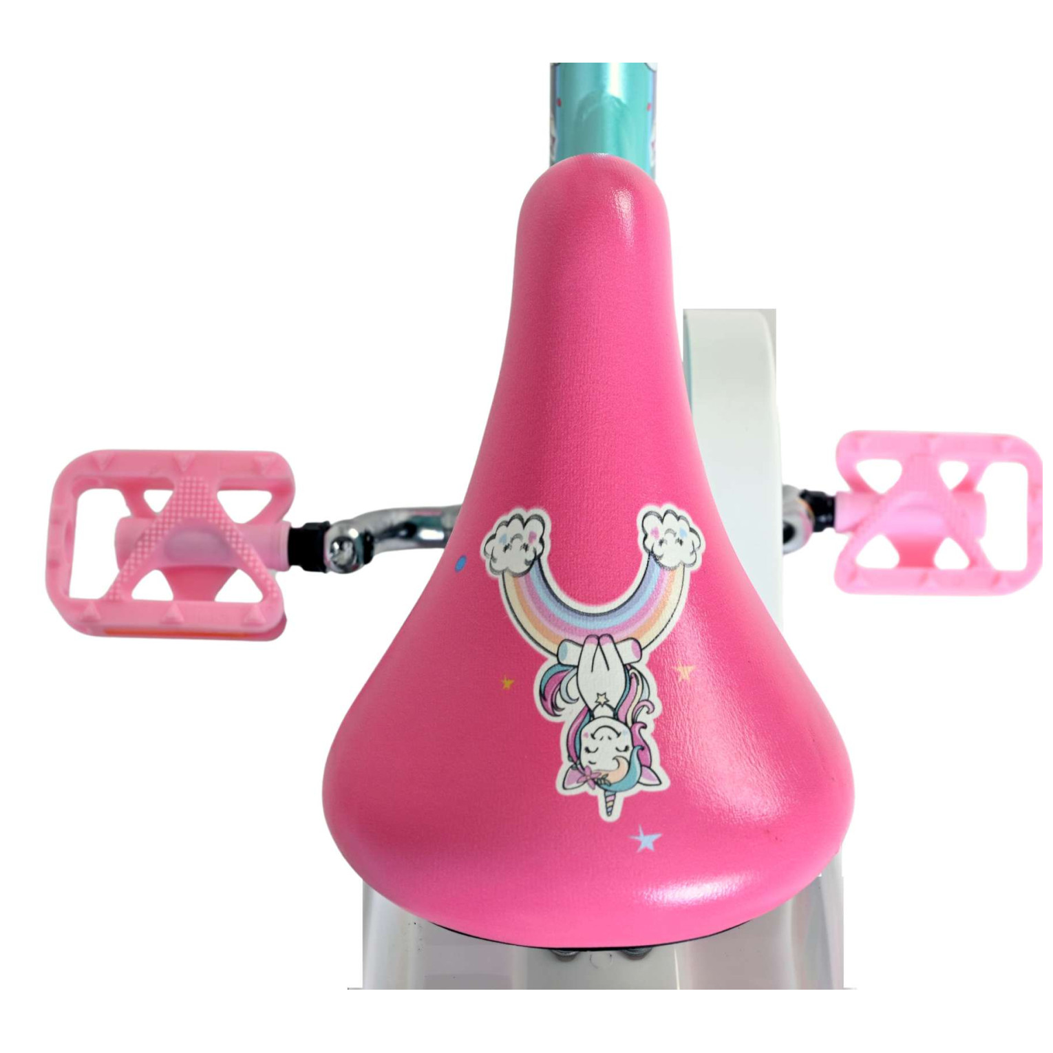 Volare Unicorn Fiets - 12 inch - Groen