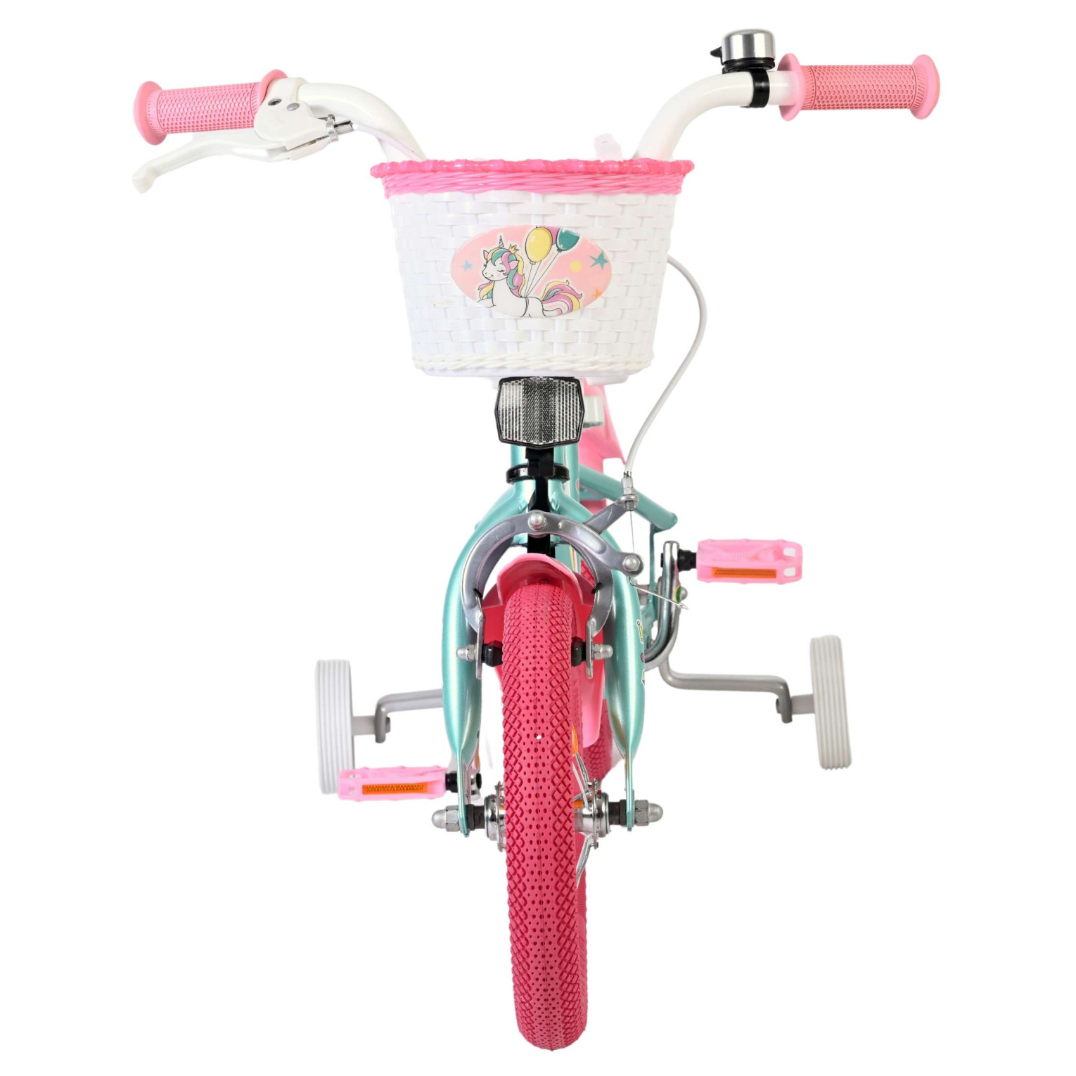 Volare Unicorn Fiets - 12 inch - Groen