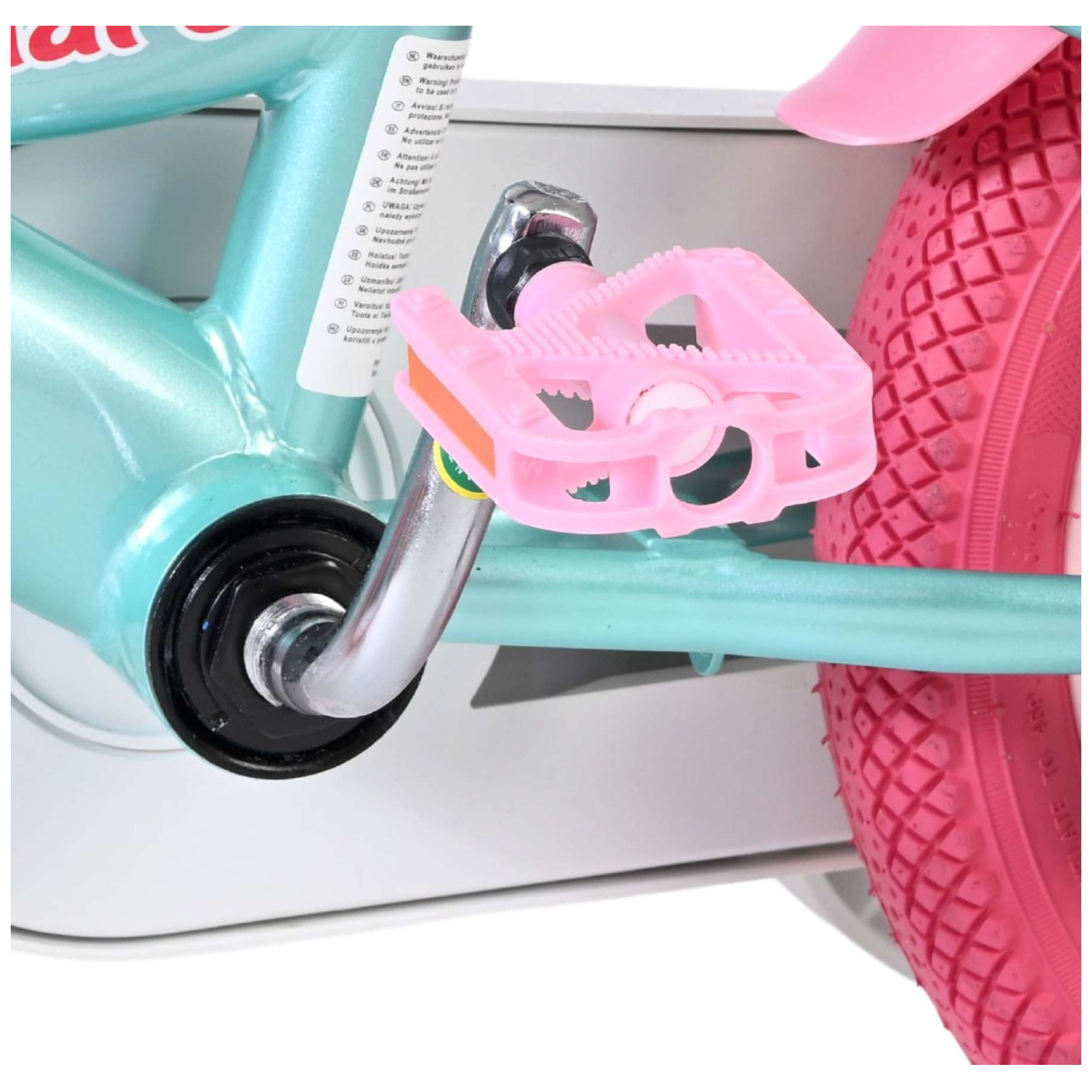 Volare Unicorn Fiets - 12 inch - Groen