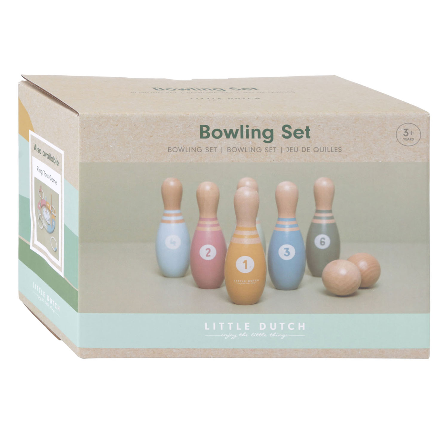 Little Dutch Houten Bowlingset FSC