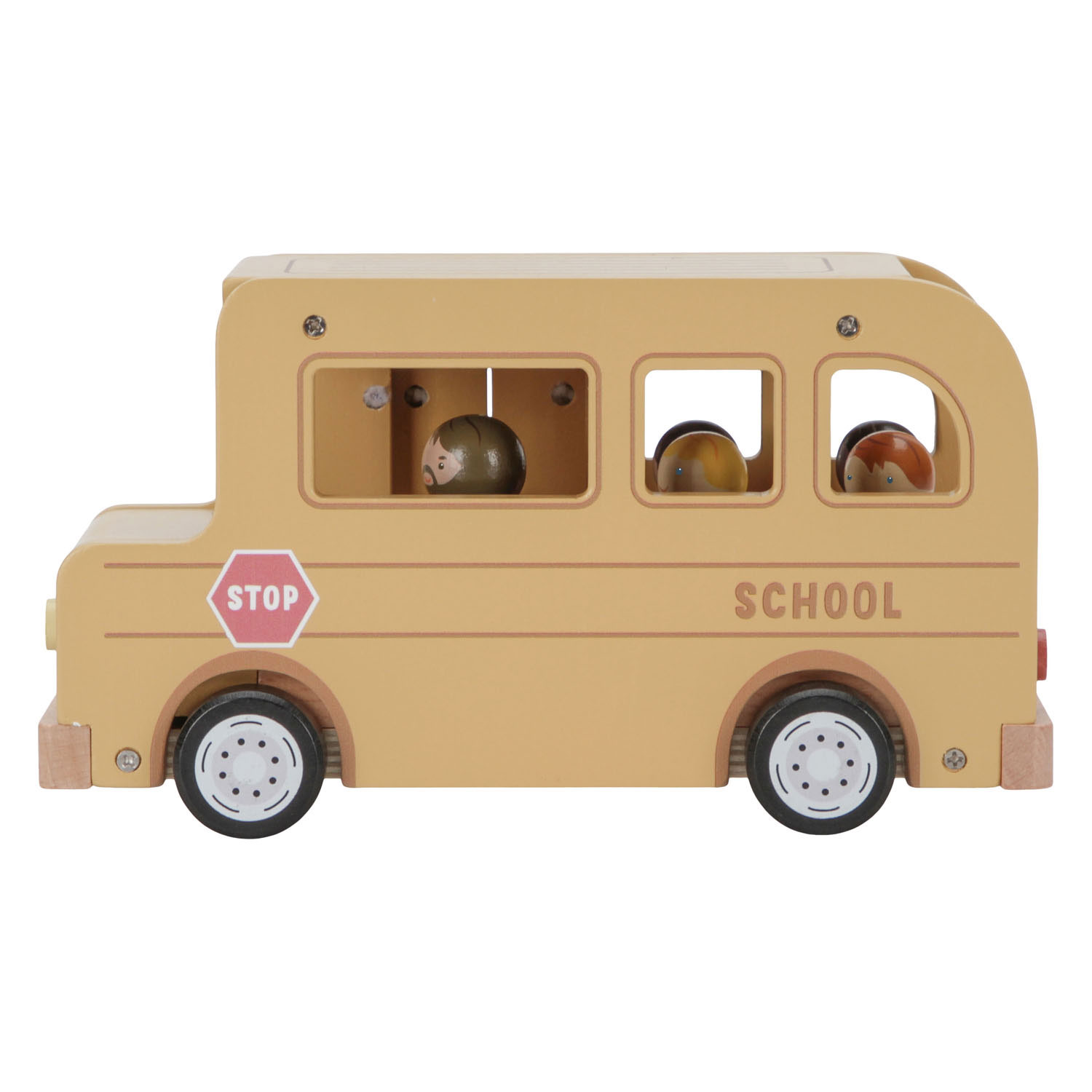 Little Dutch Houten Schoolbus Speelset FSC