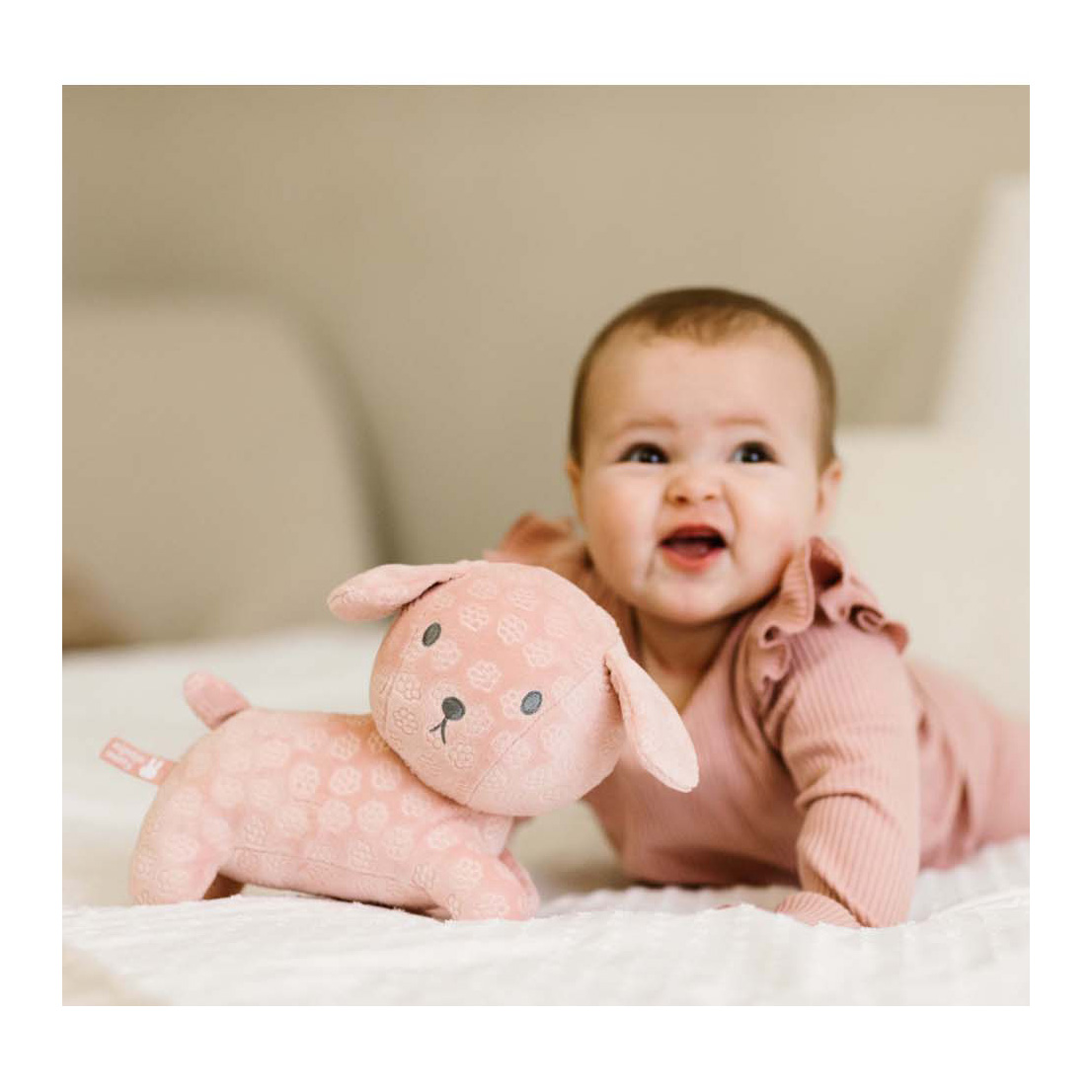 Snuffie Knuffel - Roze, 25cm 
