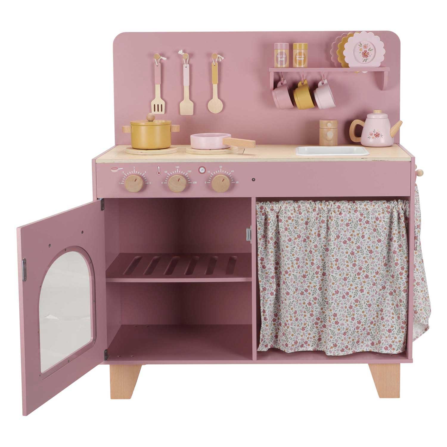 Little Dutch Houten Keuken Roze FSC