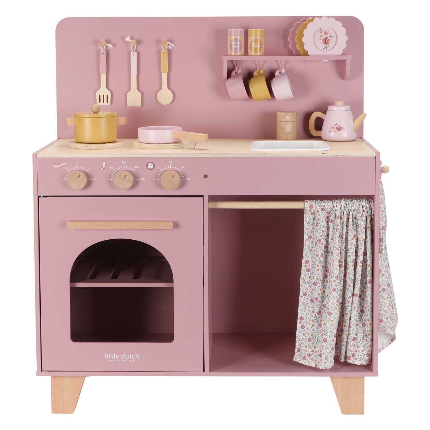 Little Dutch Houten Keuken Roze FSC
