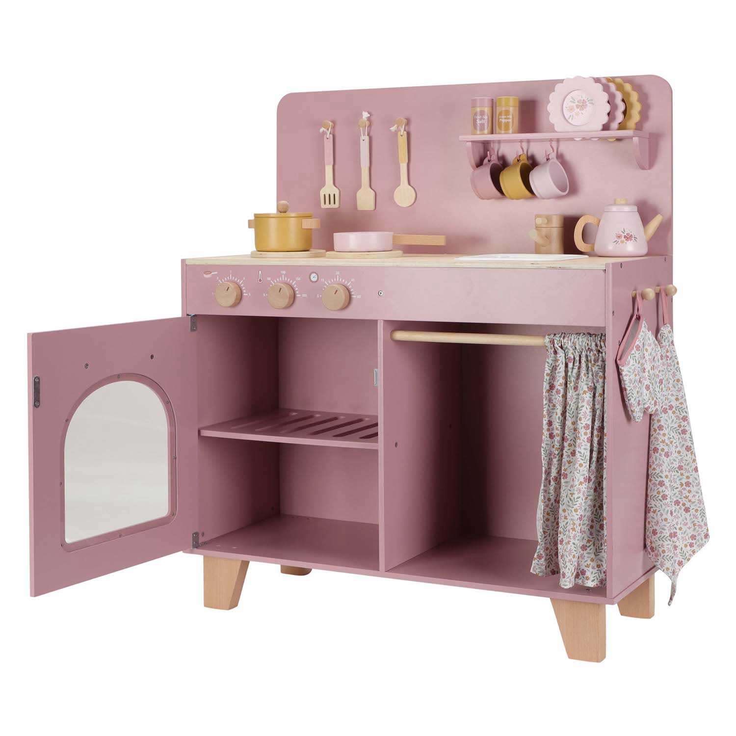 Little Dutch Houten Keuken Roze FSC