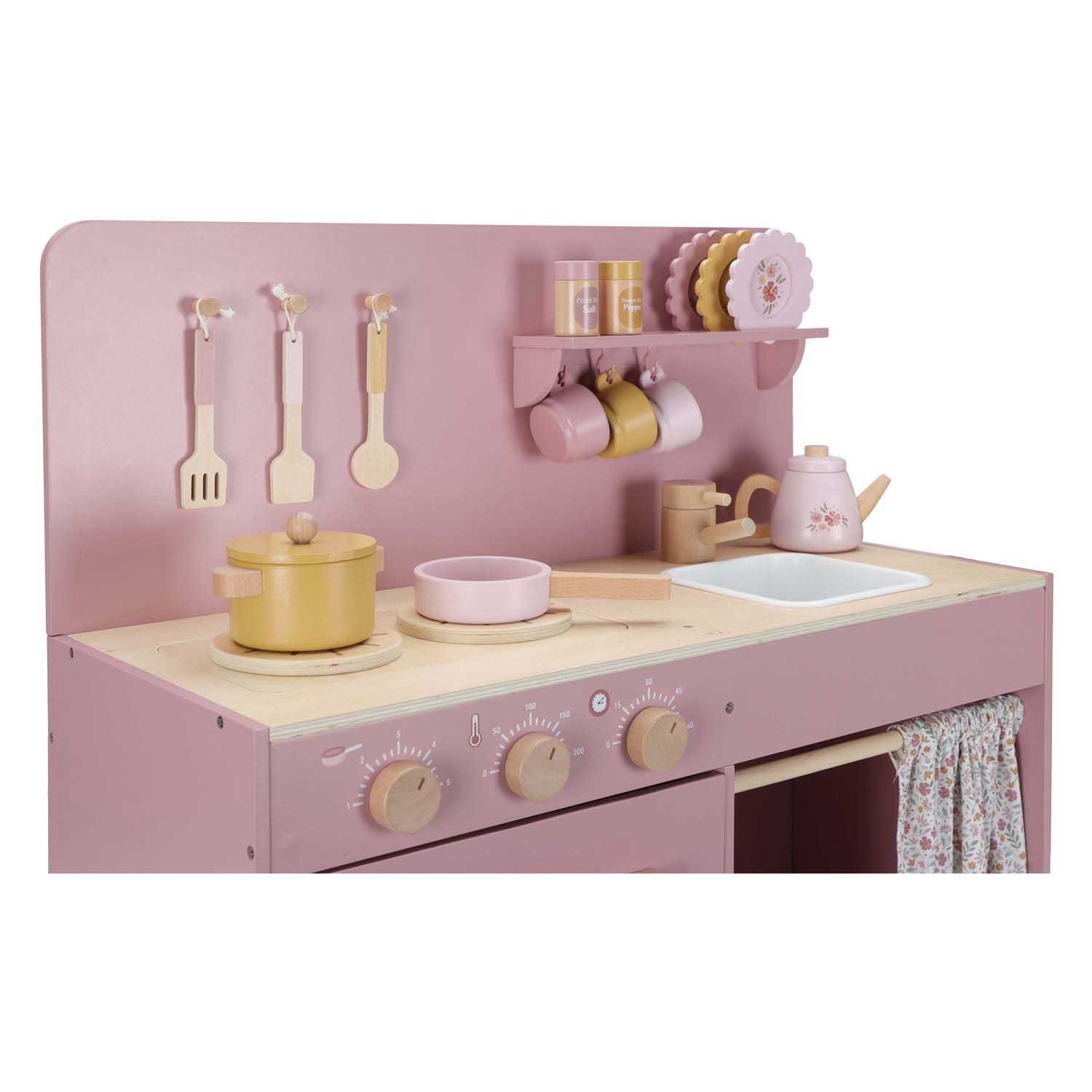 Little Dutch Houten Keuken Roze FSC